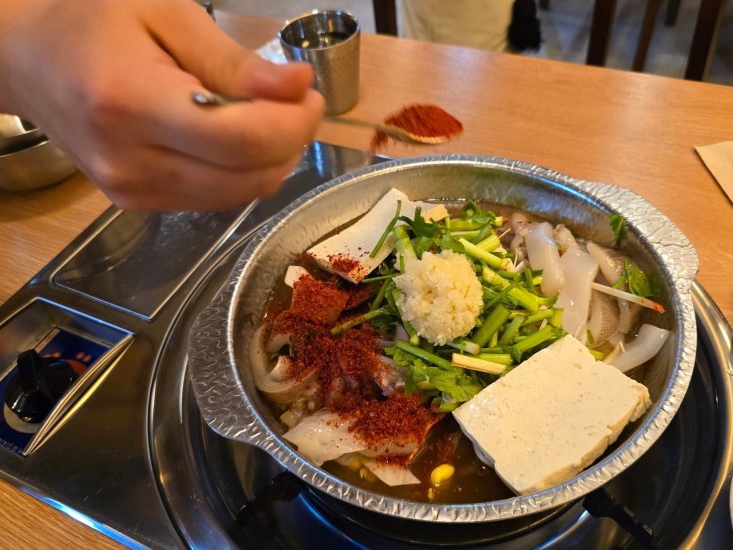 대청얼큰오징어찌개 도룡점