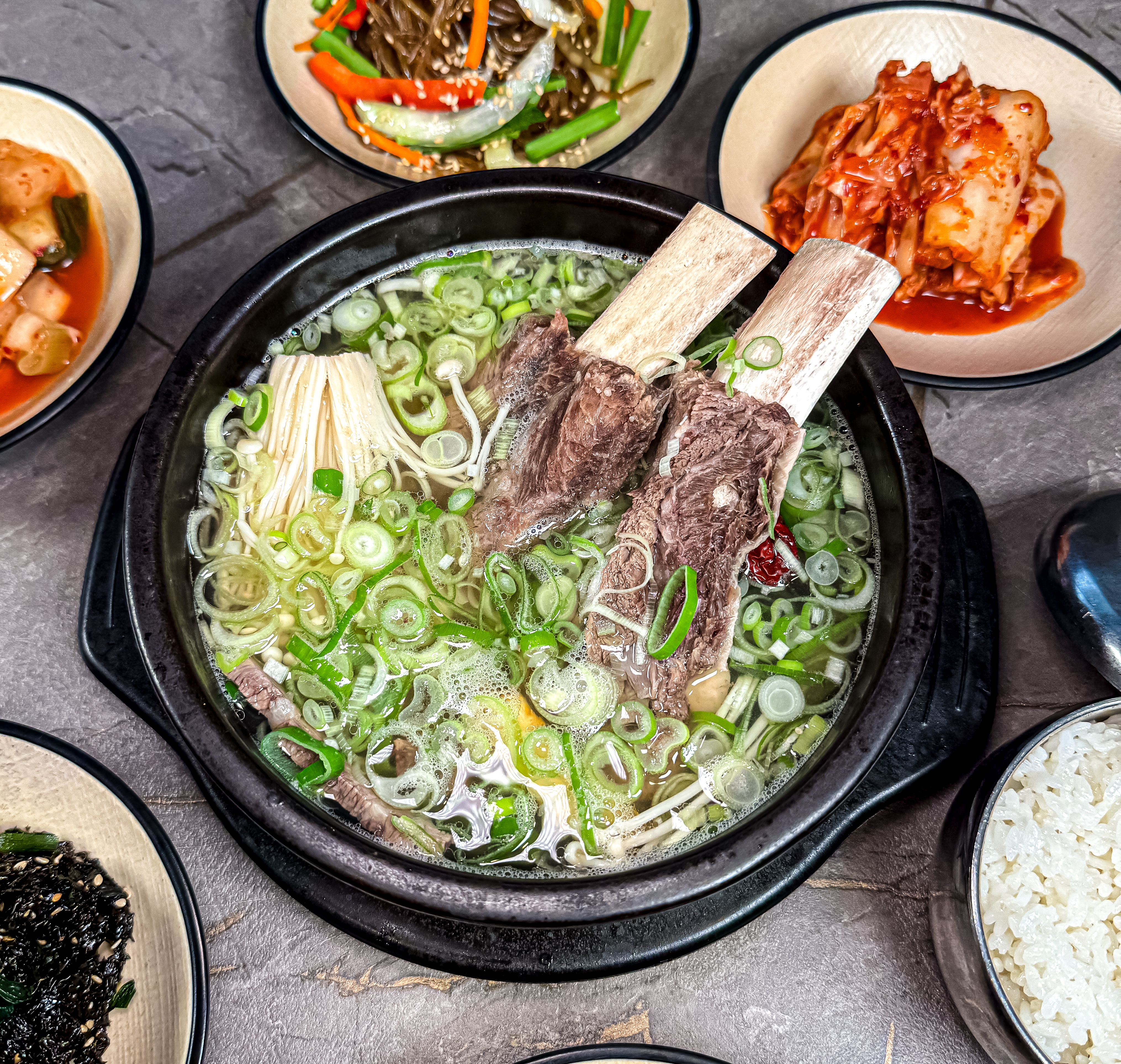 왕갈비탕 정식(런치)