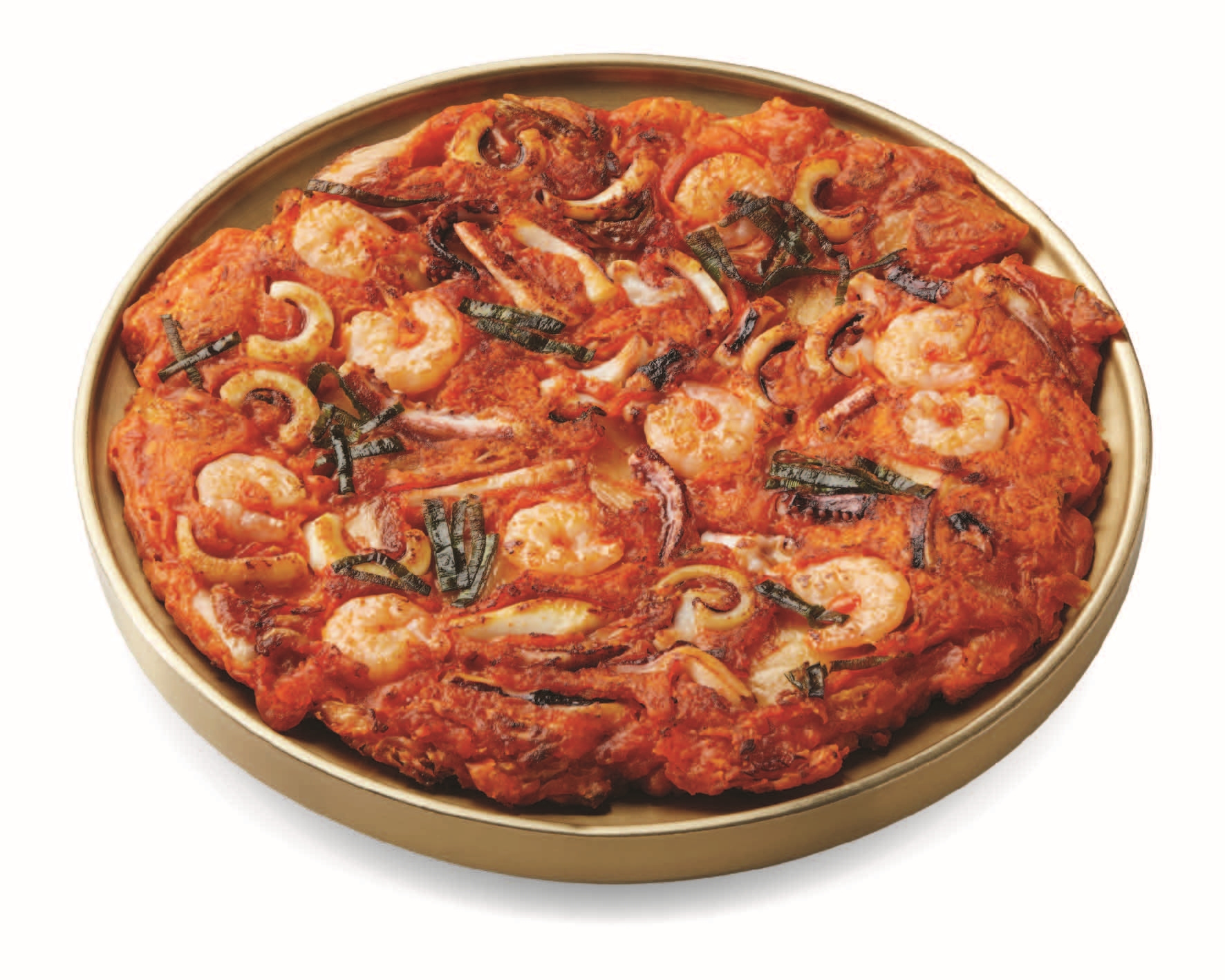 해물김치전