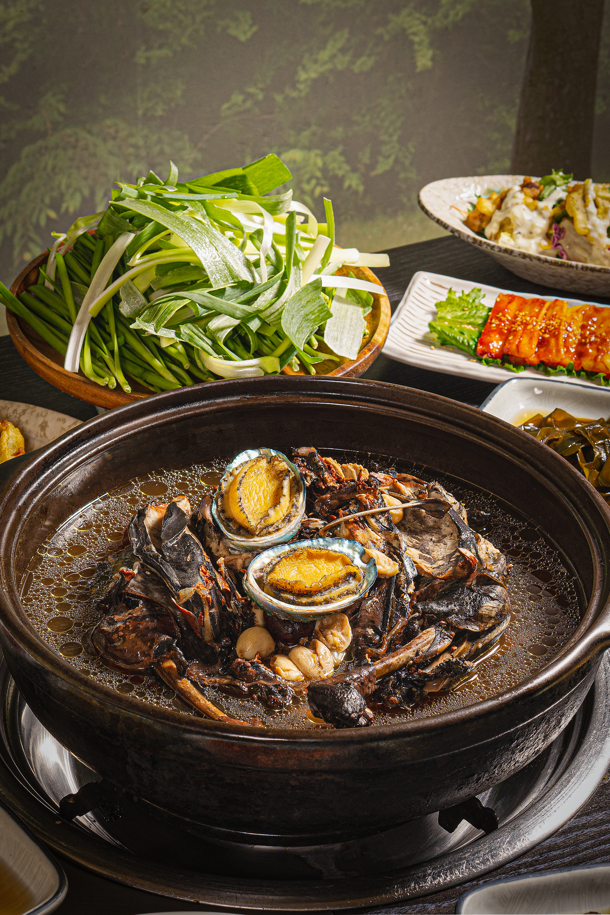한방전복오골계백숙(2인)