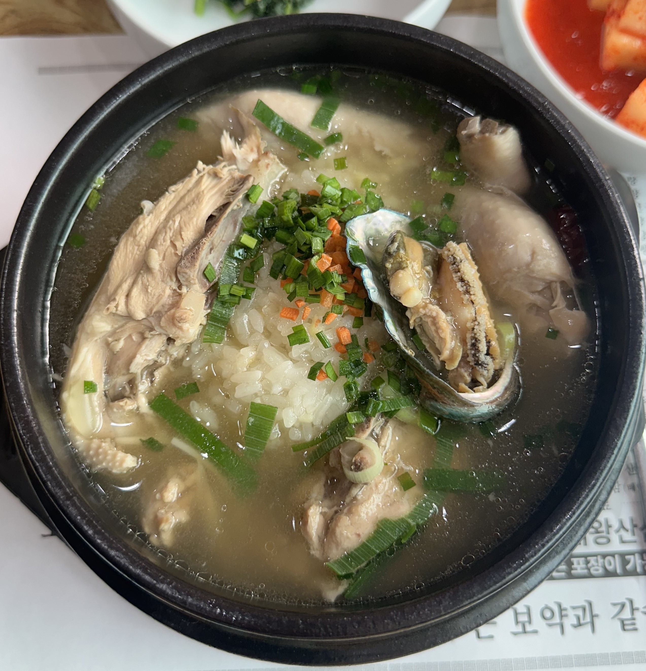 대왕산삼백숙농원 대청댐점 삼계탕 갈비탕 오리 닭 백숙