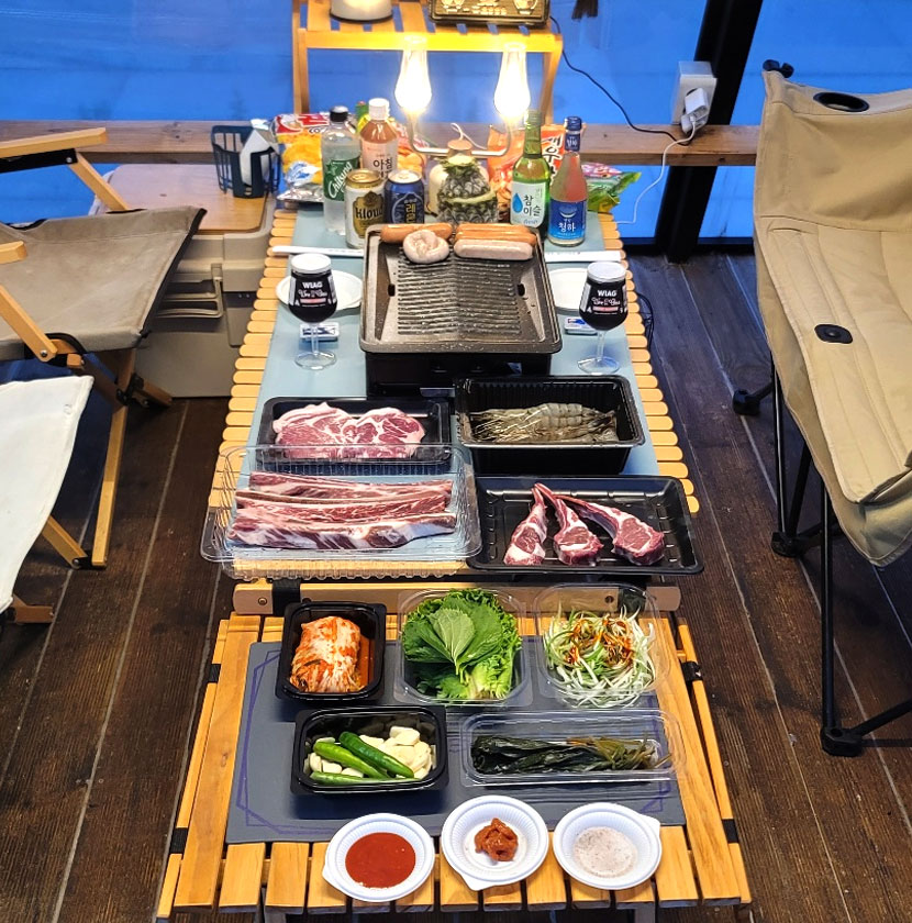 루프탑 더 쉼 셀프 바베큐 글램핑
