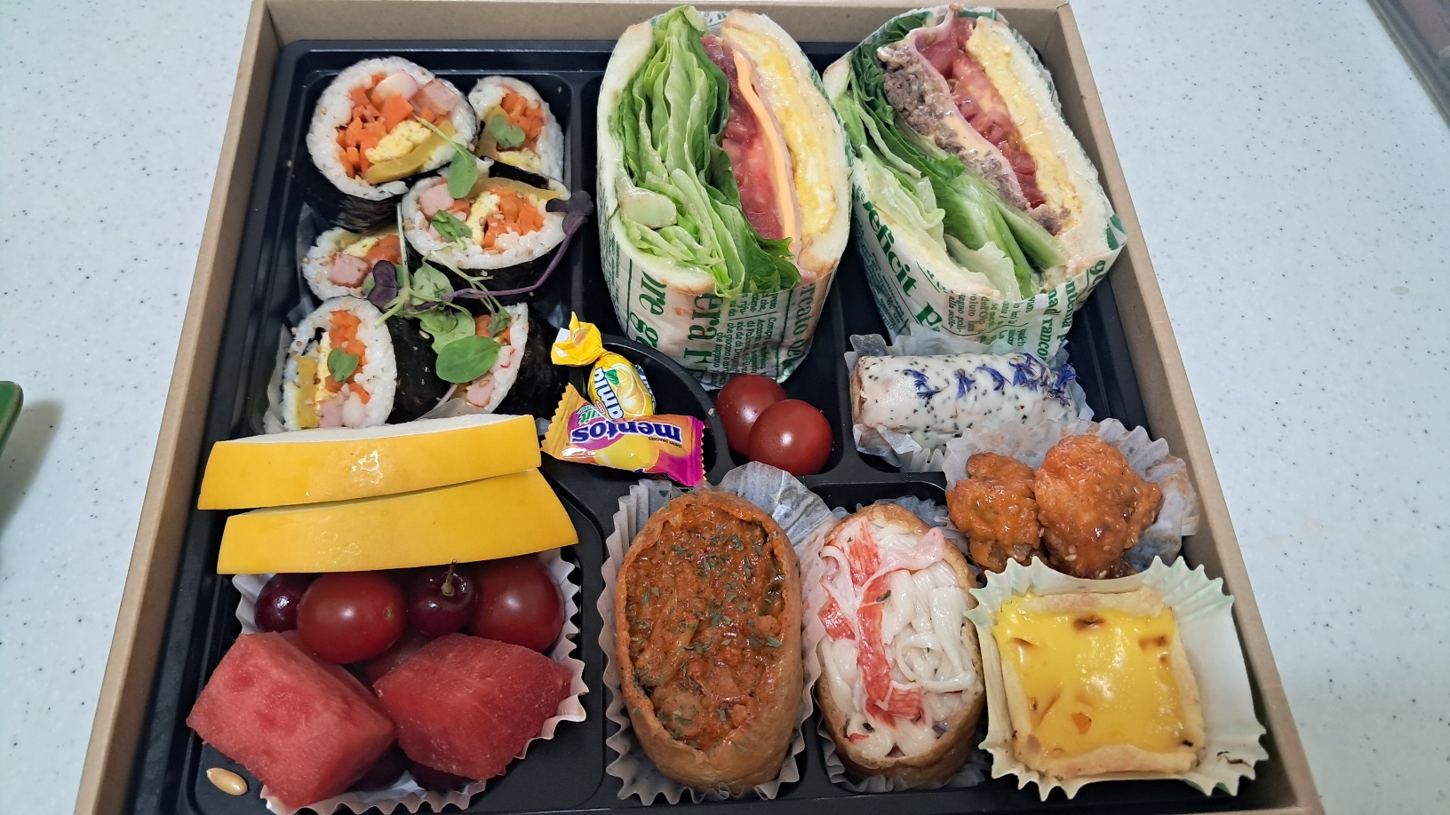 초록샌드위치도시락
