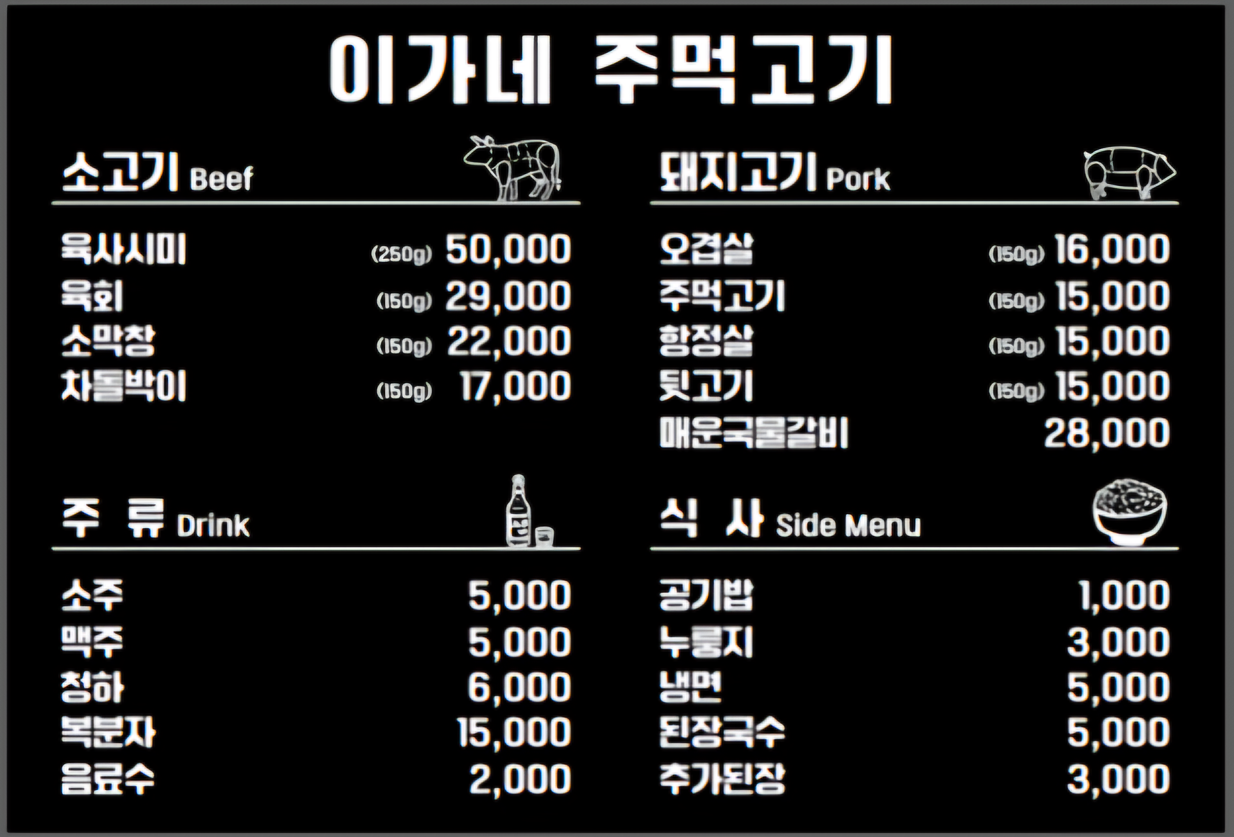 이가네주먹고기