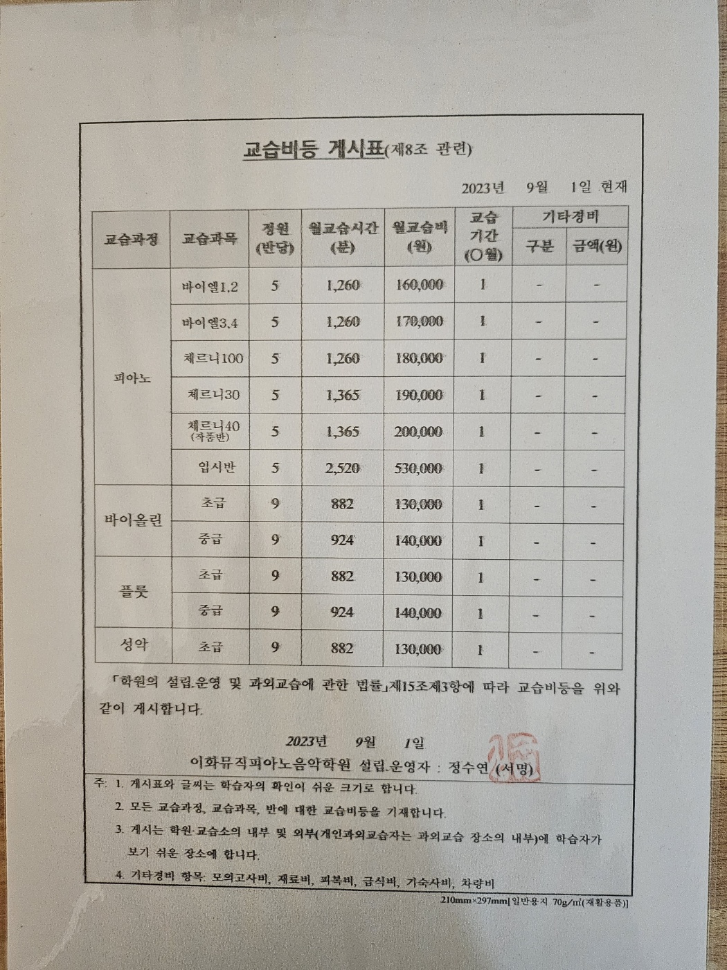 이화뮤직피아노음악학원