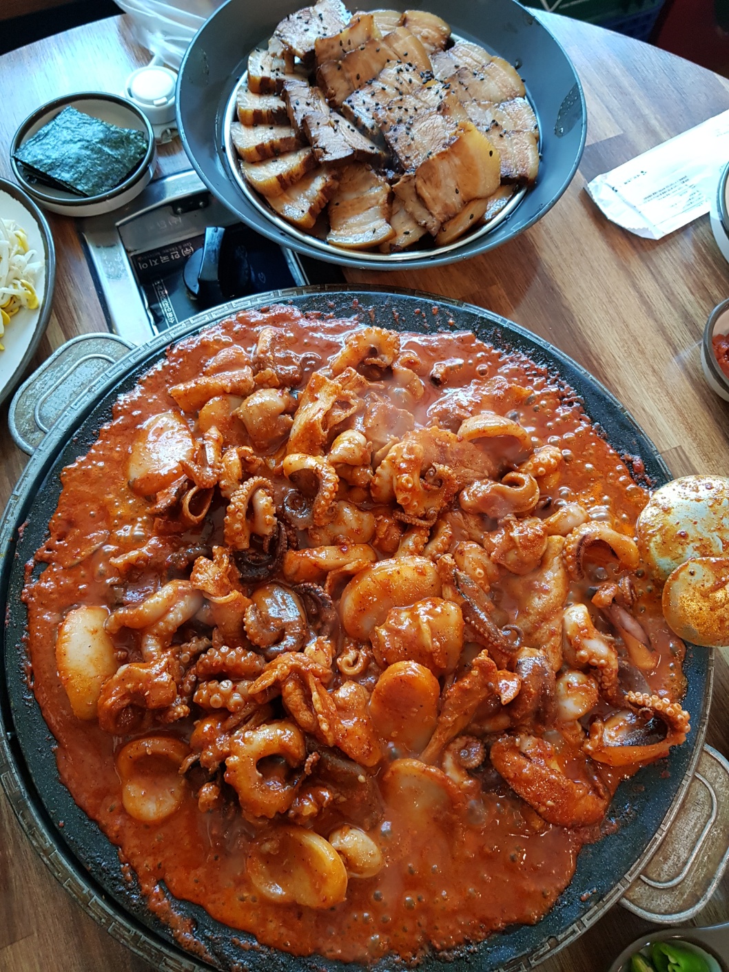 불쭈꾸미보쌈