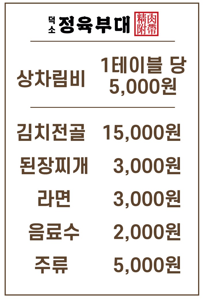덕소 정육부대