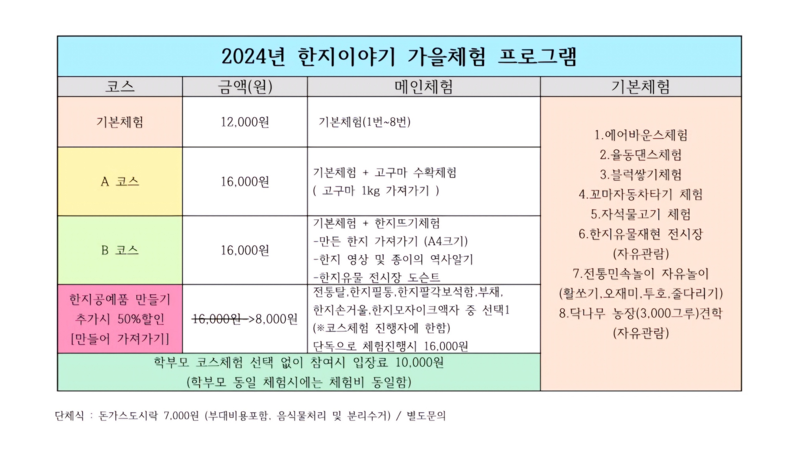 더원기획체험학습