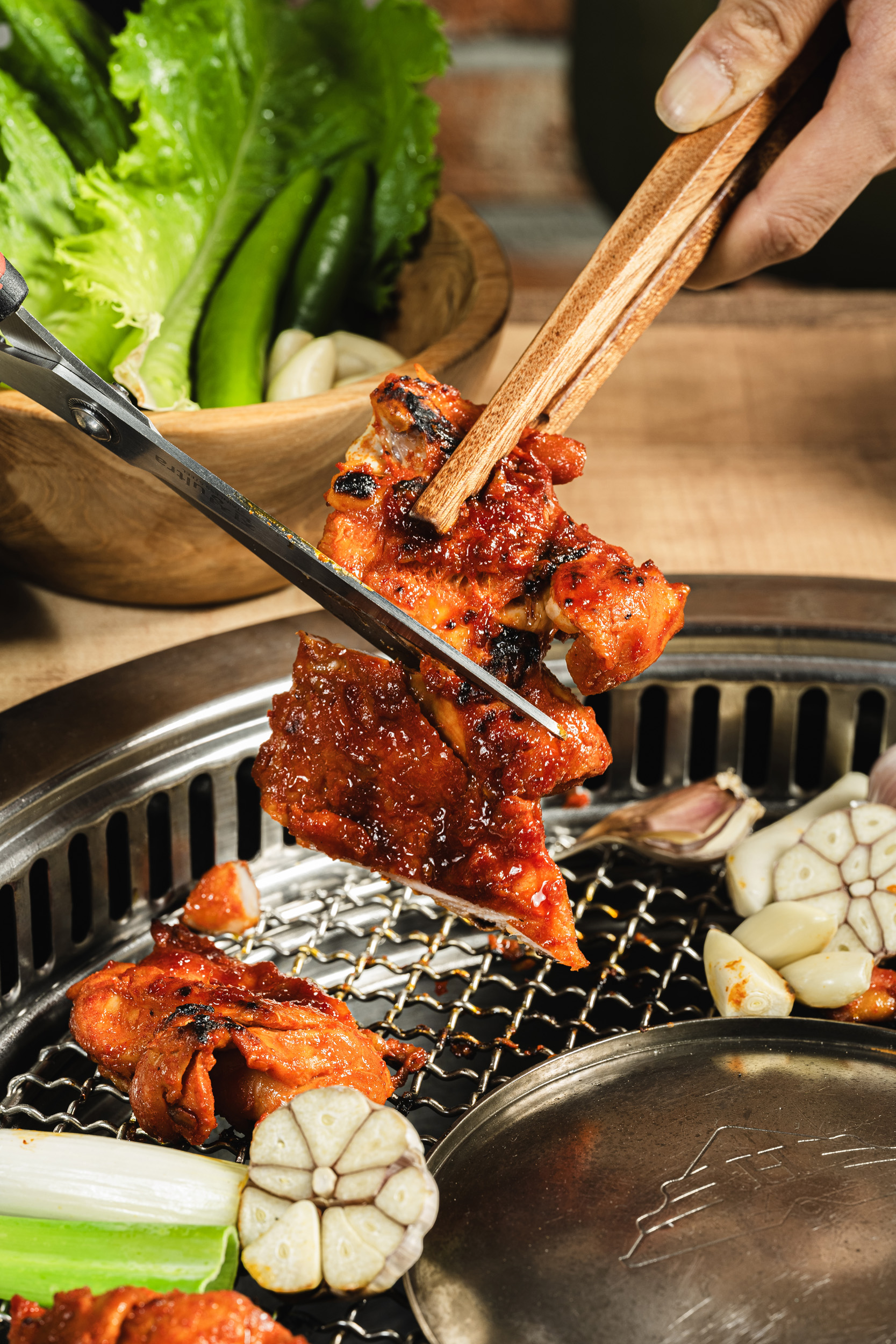 동막골 숯불닭갈비