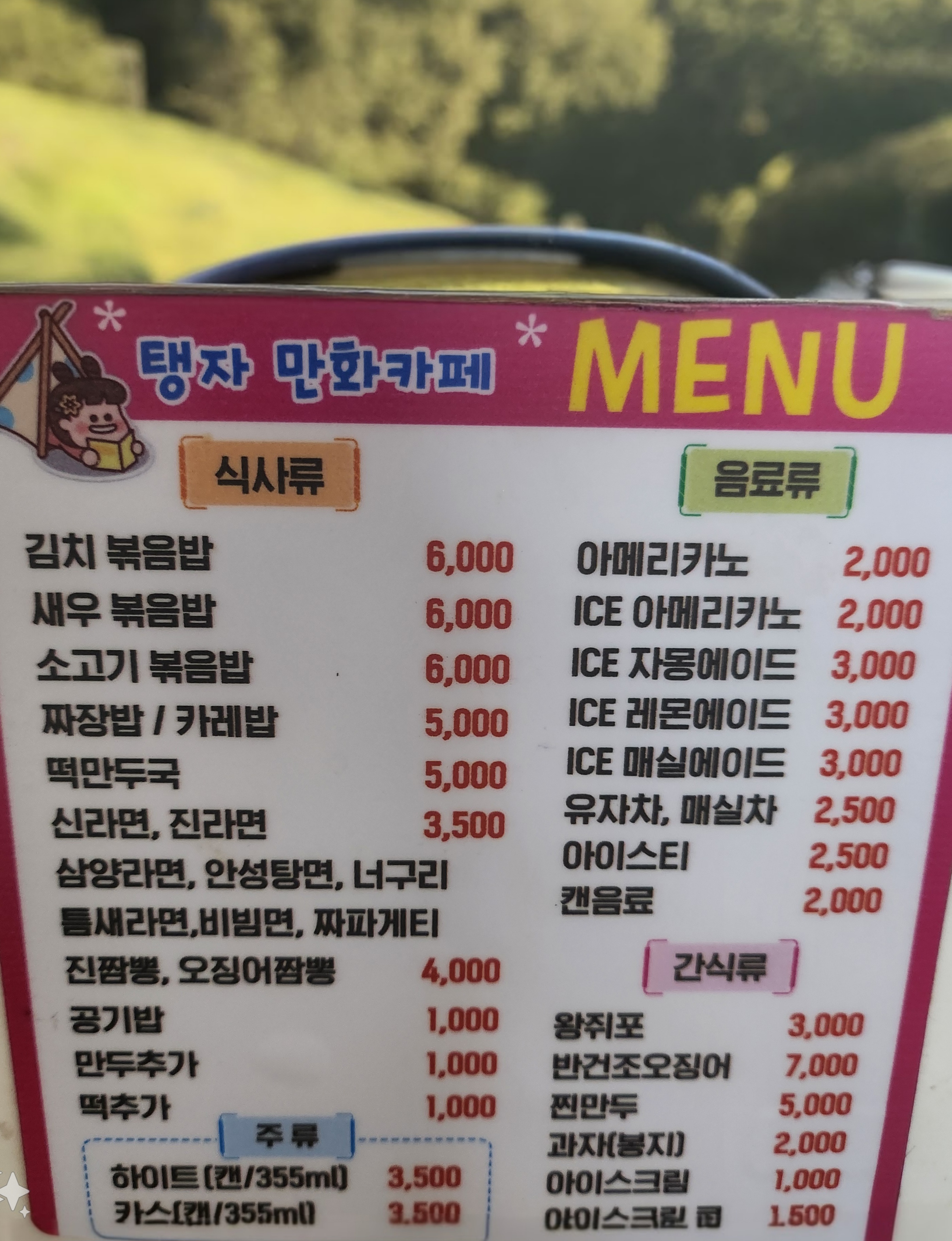 탱자만화카페