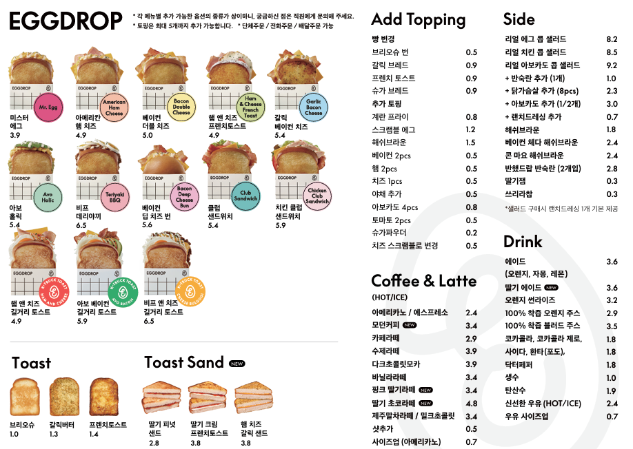 에그드랍 면목역점