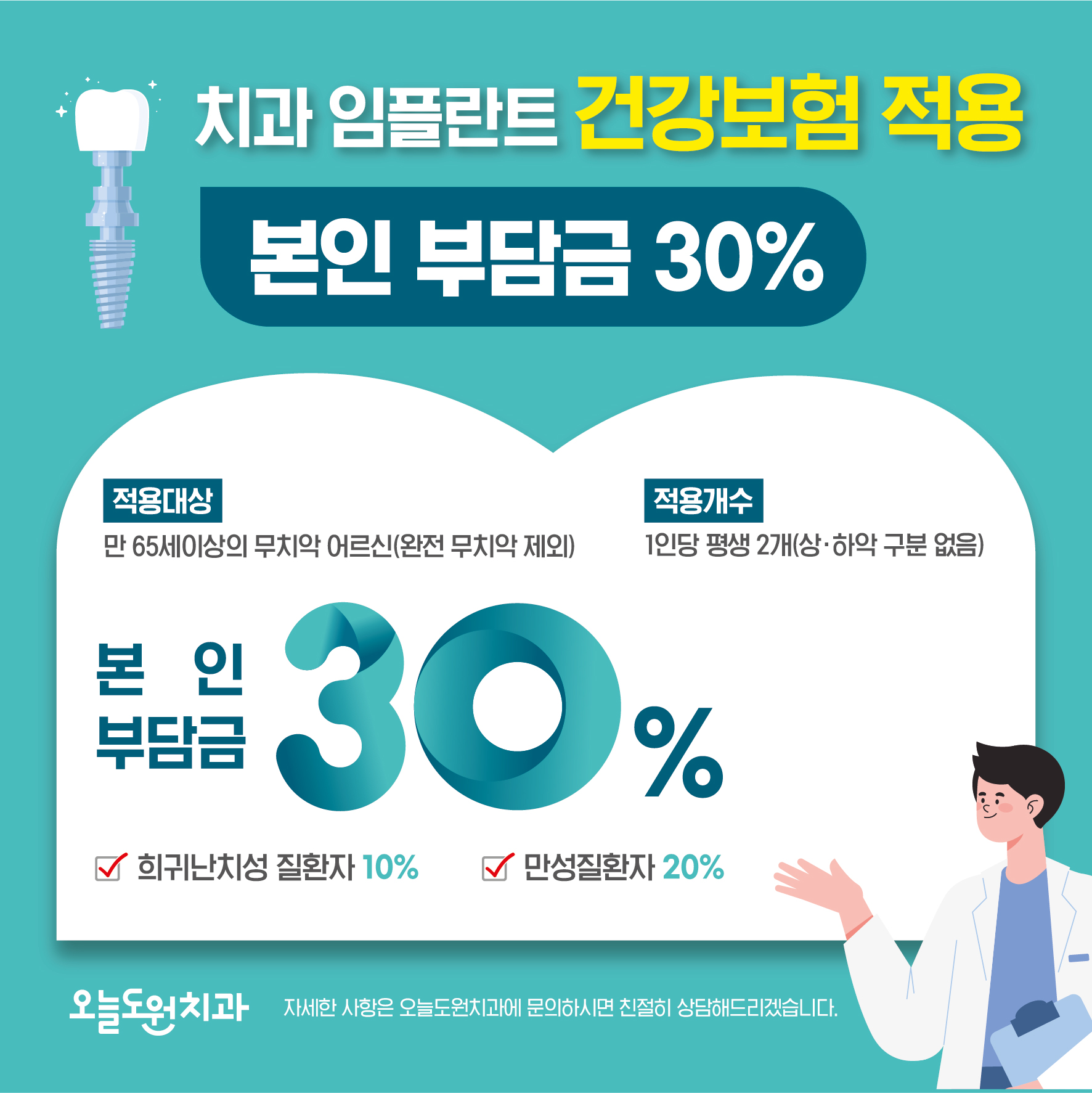 오늘도원치과의원 대표 이미지