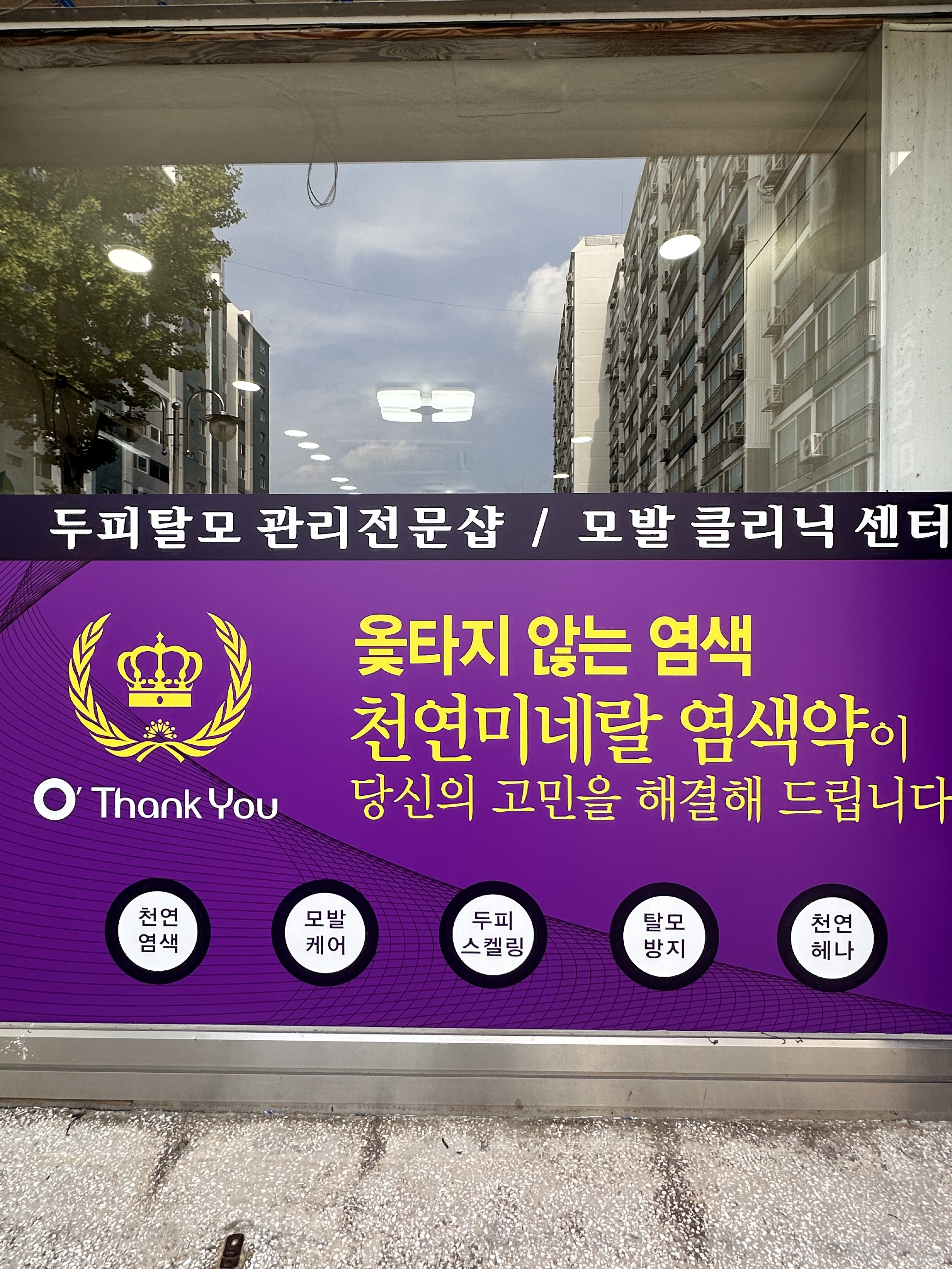 오땡큐머리염색방 분평점