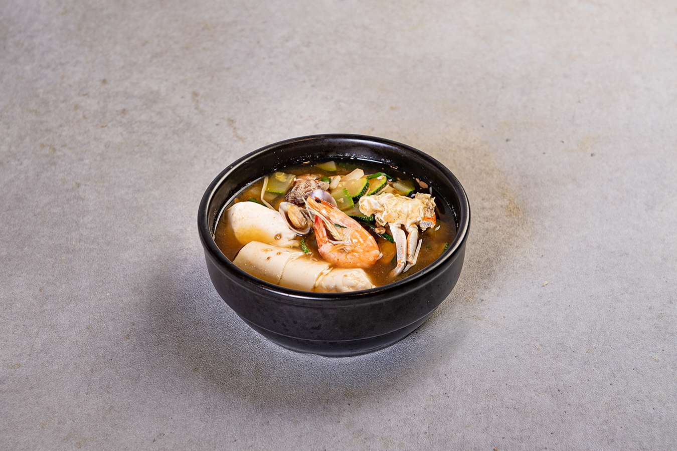 진한 해물된장찌개