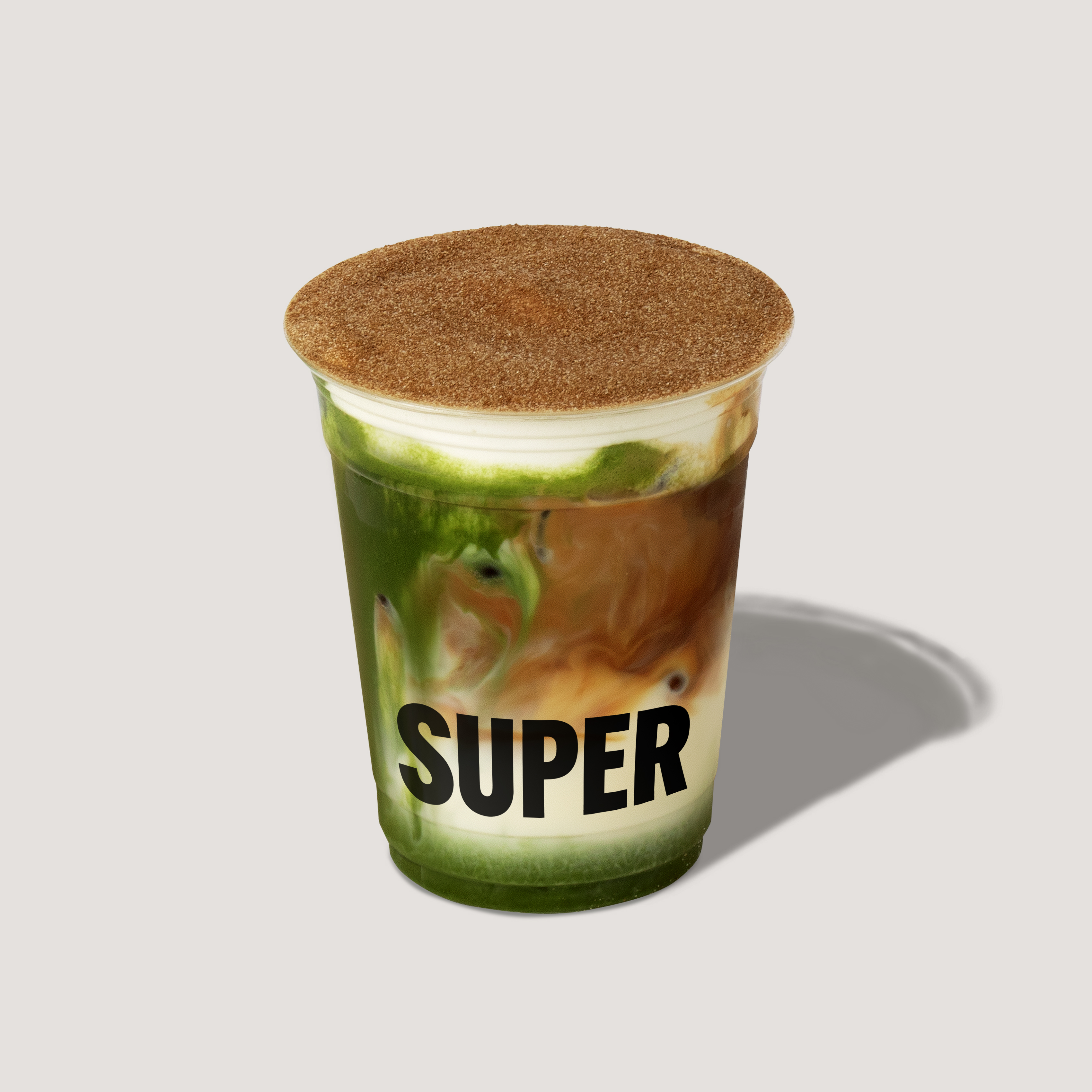 Oat Cream Matcha Shot Latte