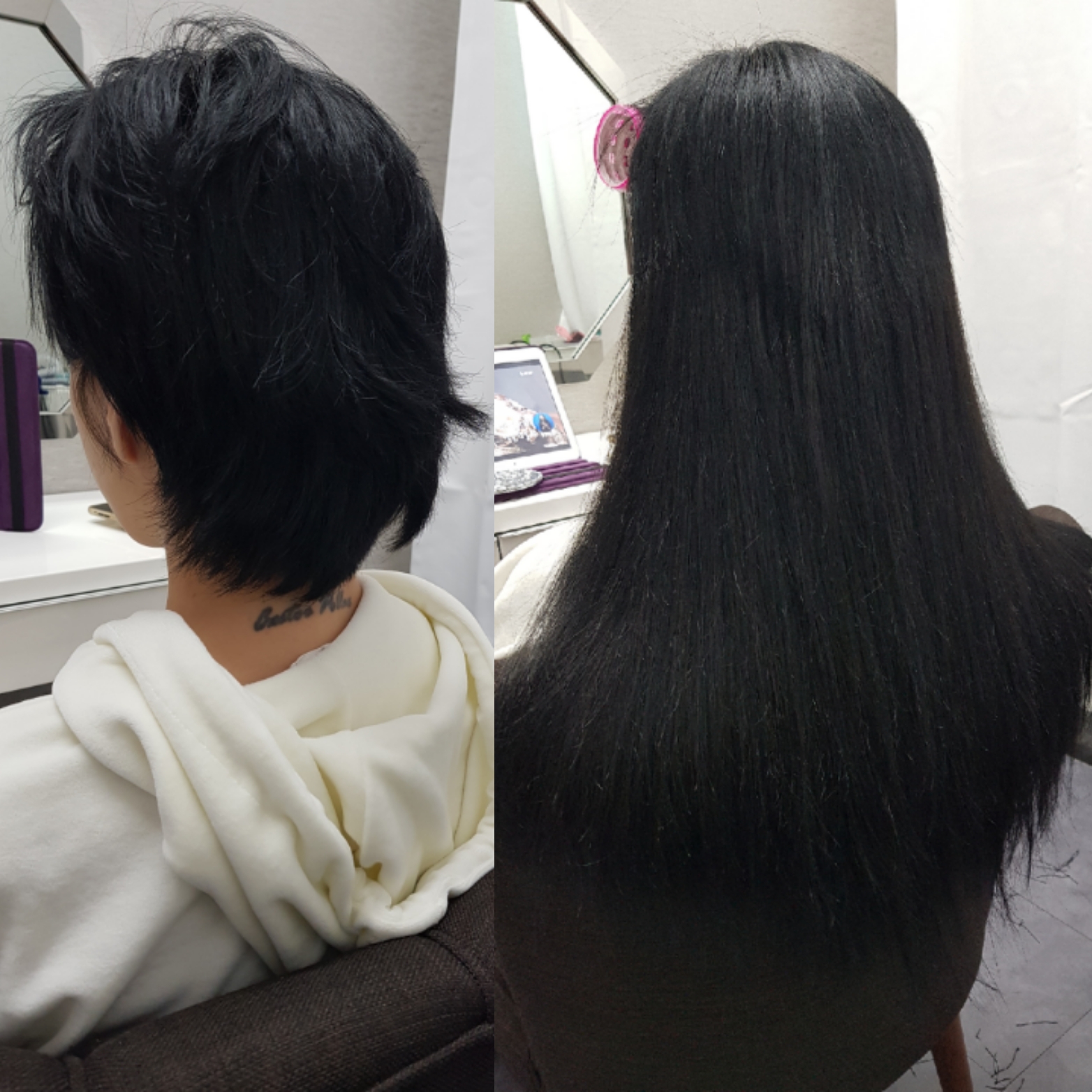 미미붙임머리