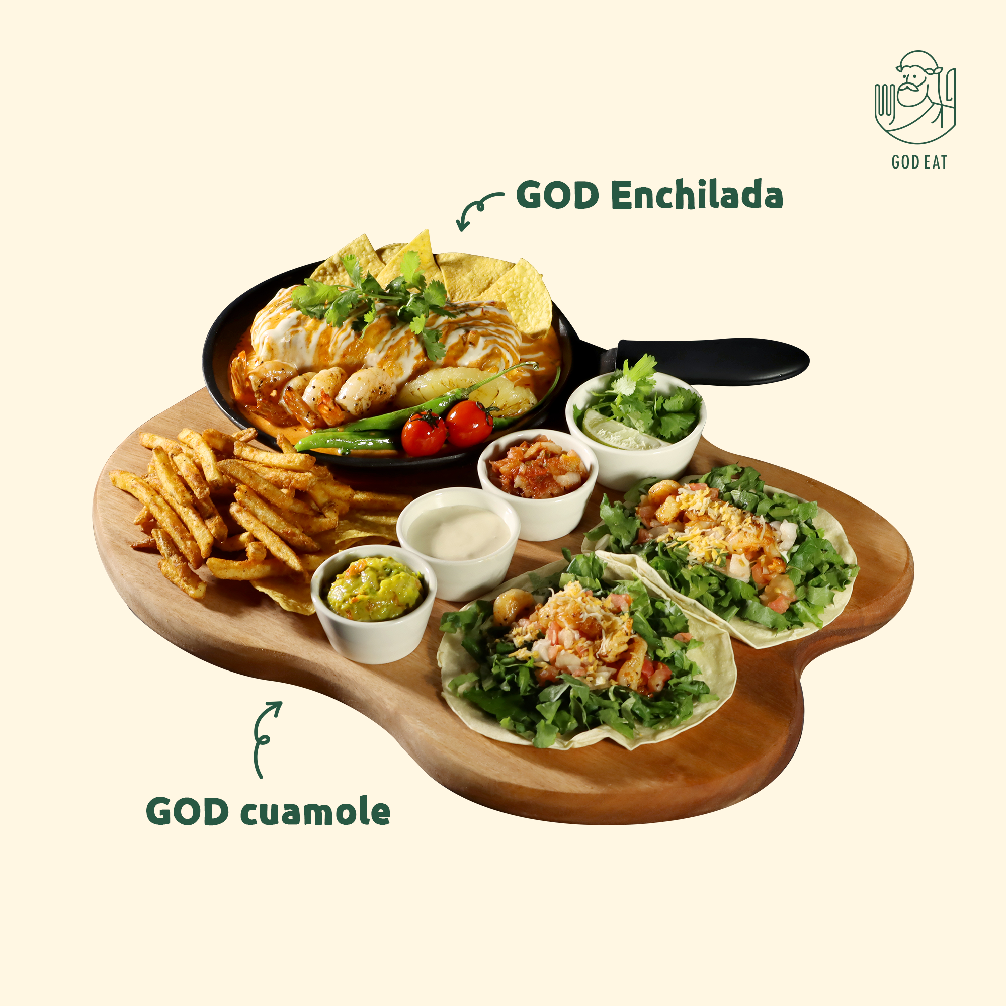 엔칠라다&타코 세트 (2인 추천)