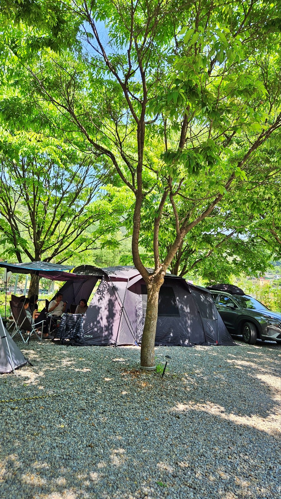 유명산 들꽃여울 캠핑장