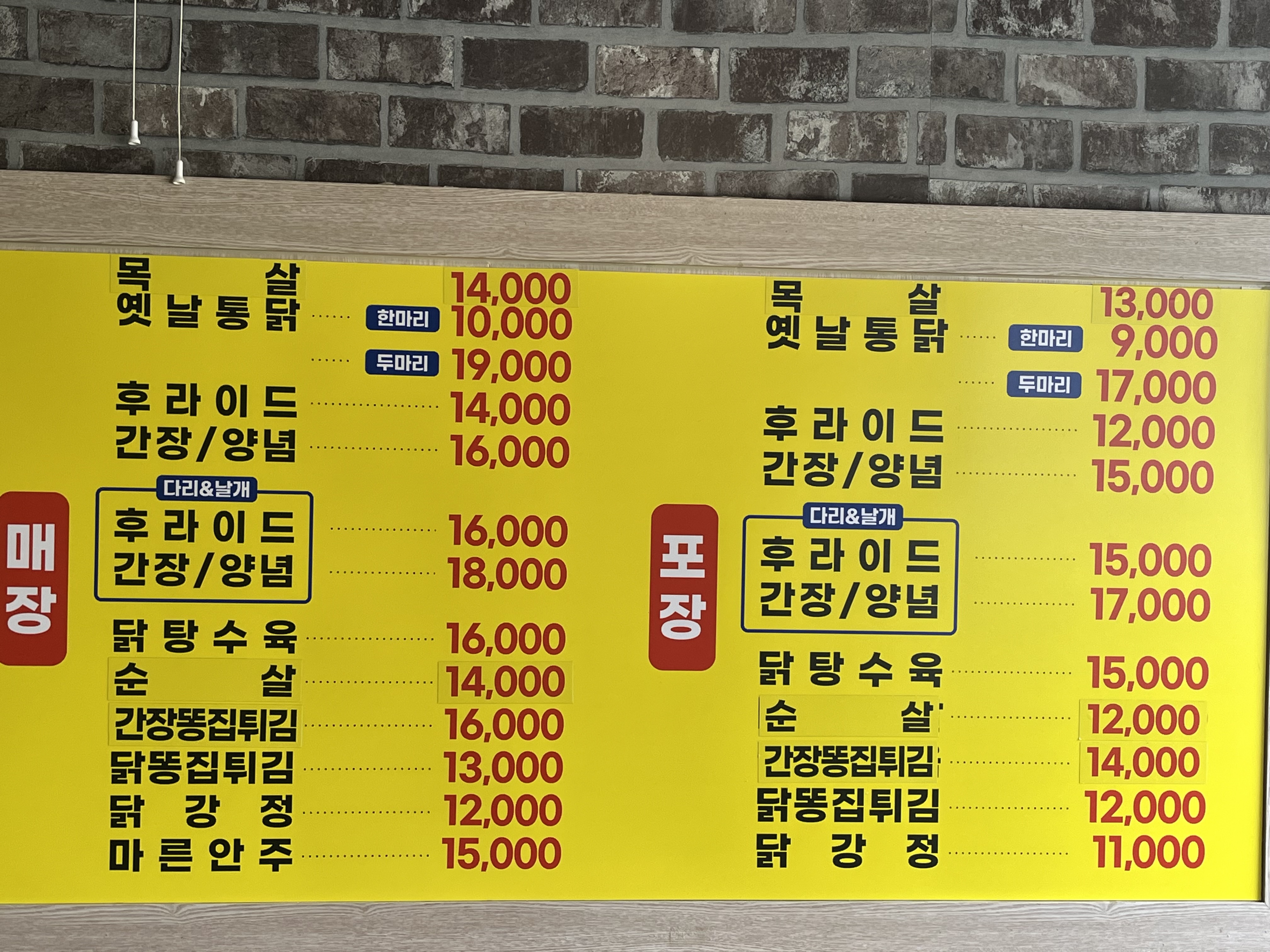 옛날시골통닭 중동점