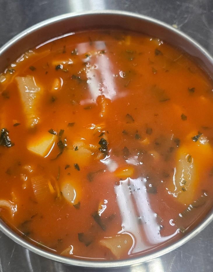 매운손수제비