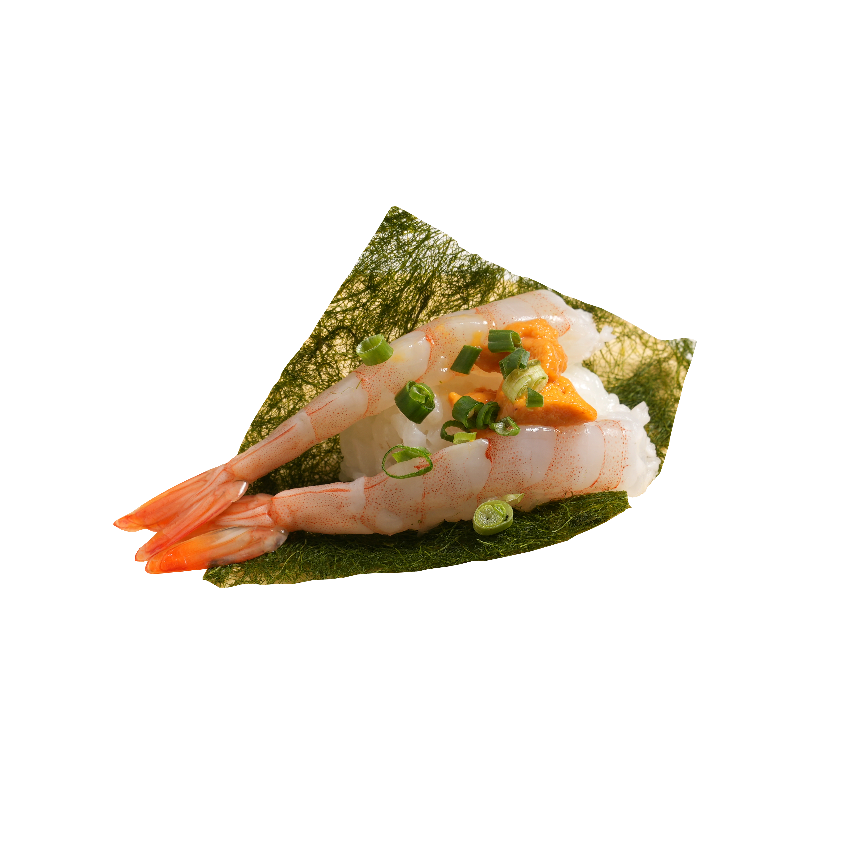 Seaweed with Sweet Shrimp and Sea Urchin