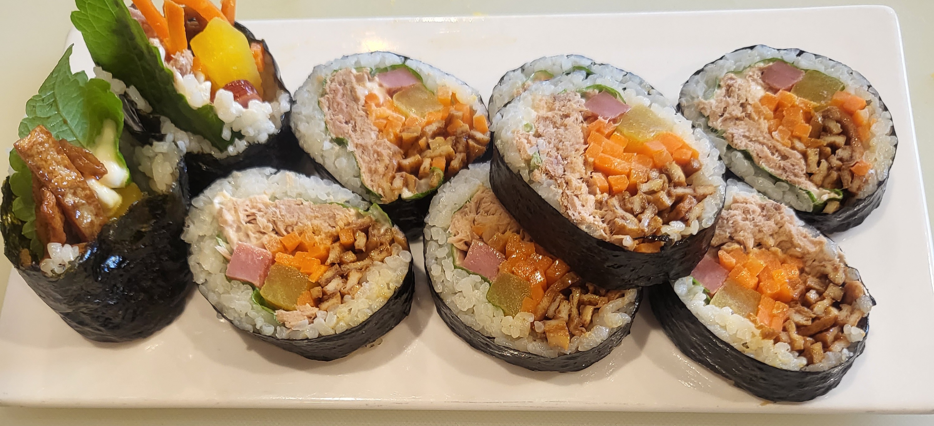 무지개김밥