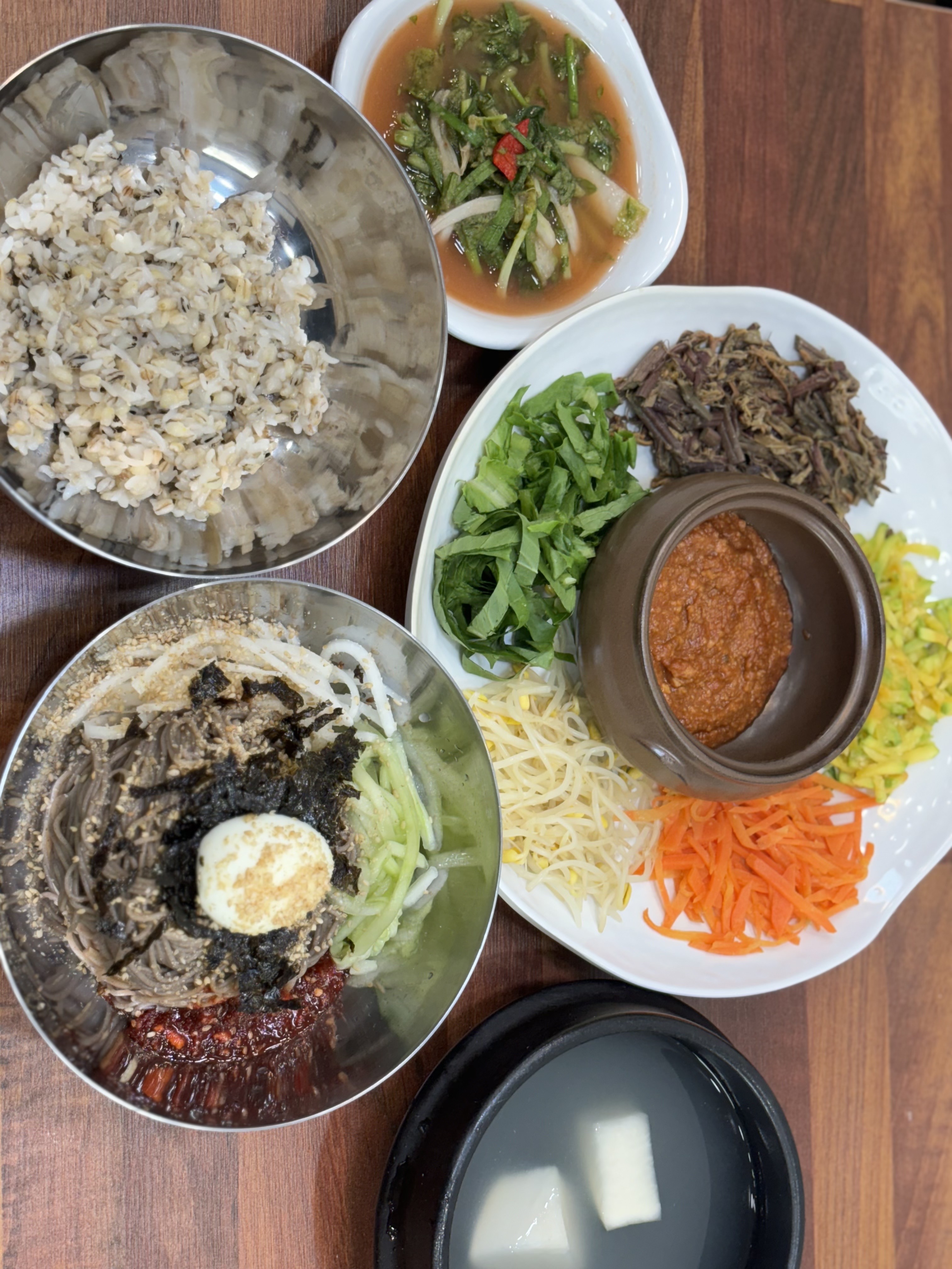동치미막국수&오색보리밥