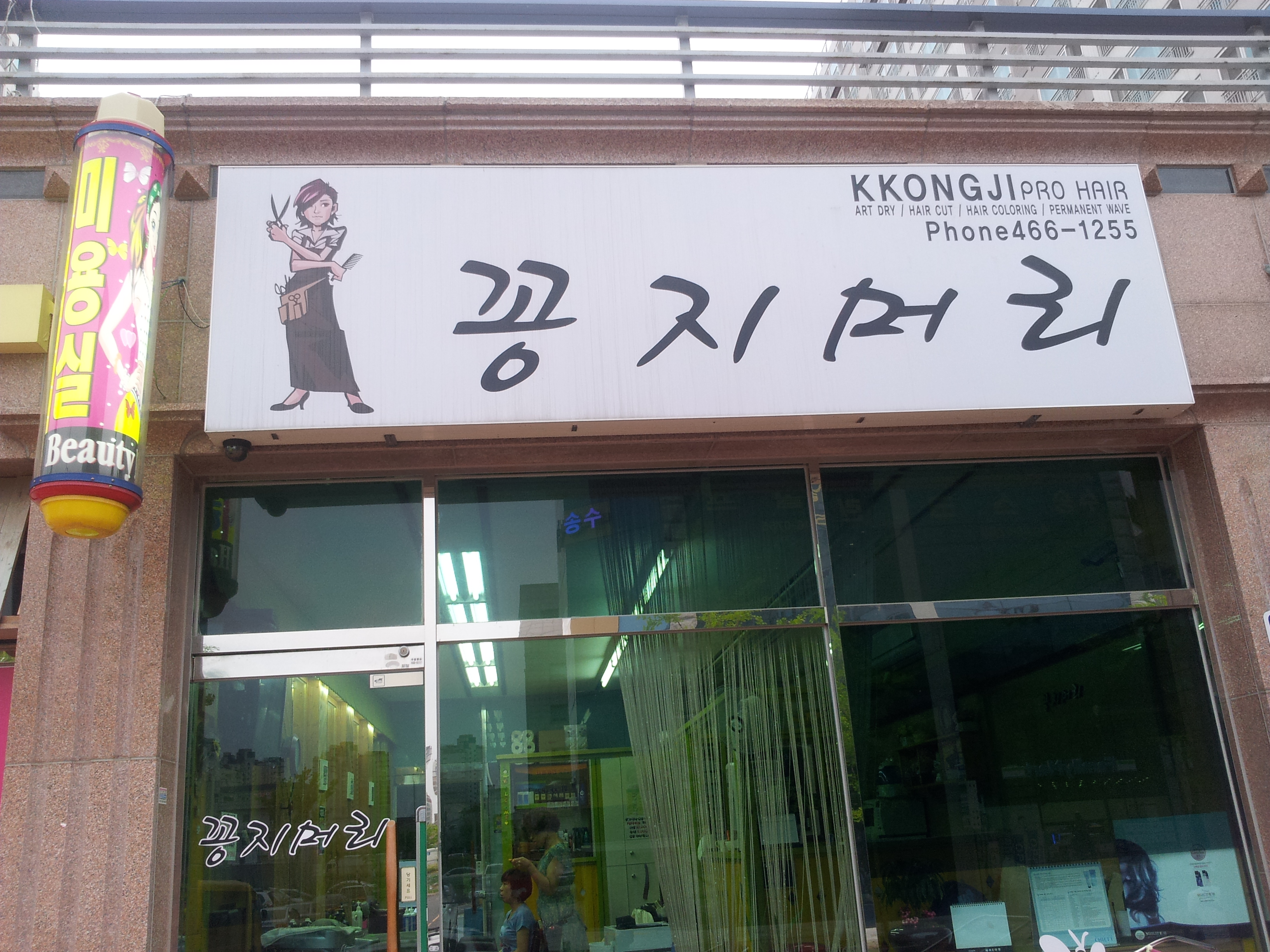 꽁지머리