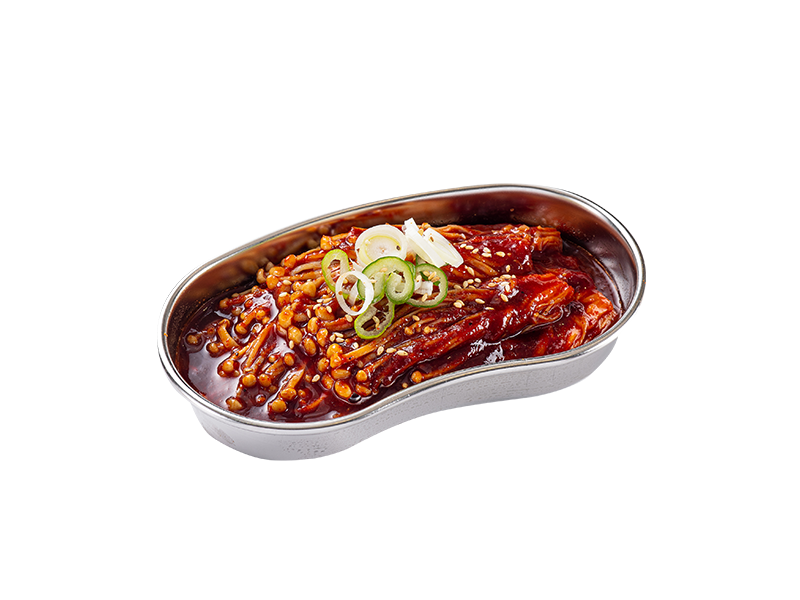 불닭 팽이버섯