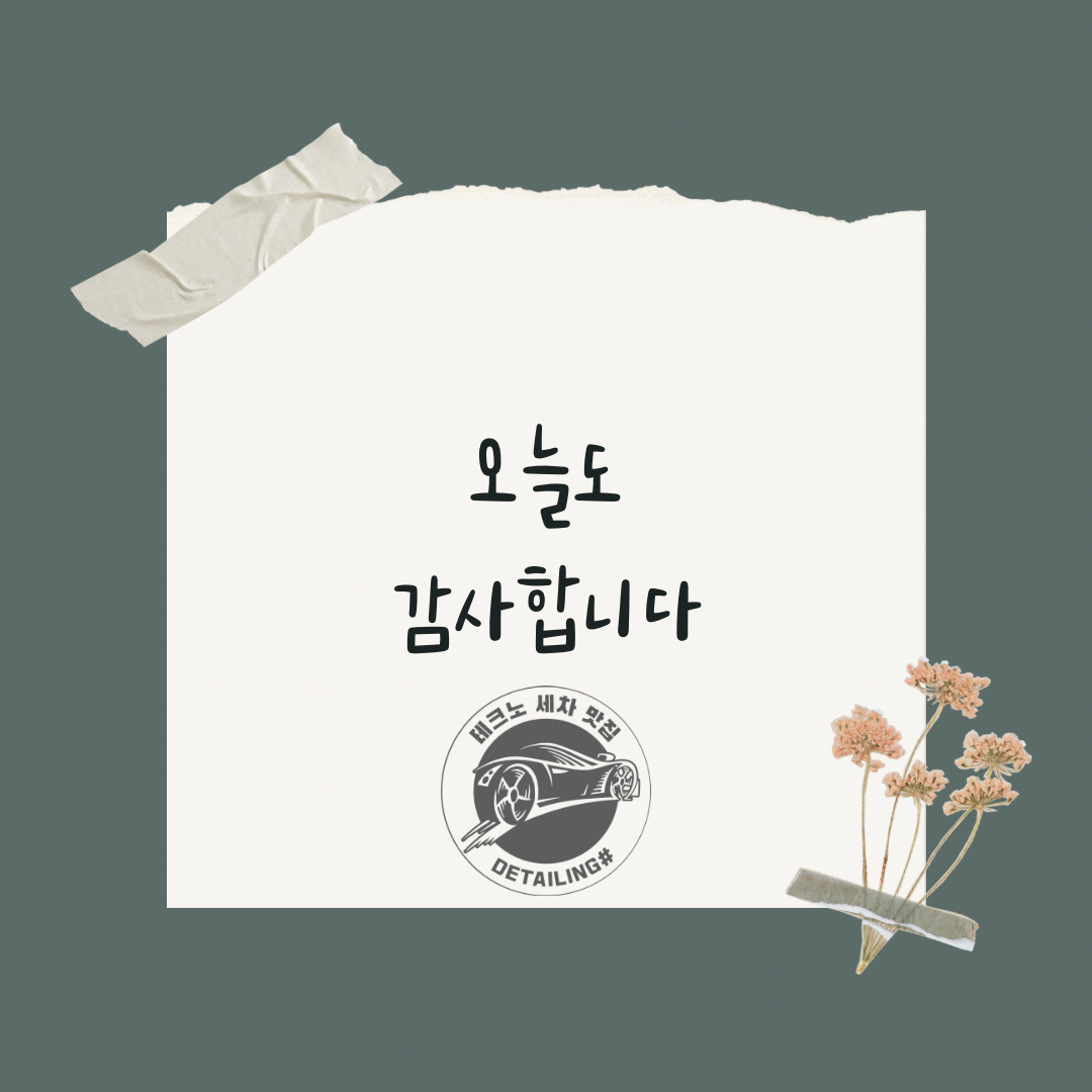 테크노세차맛집 현풍테크노점