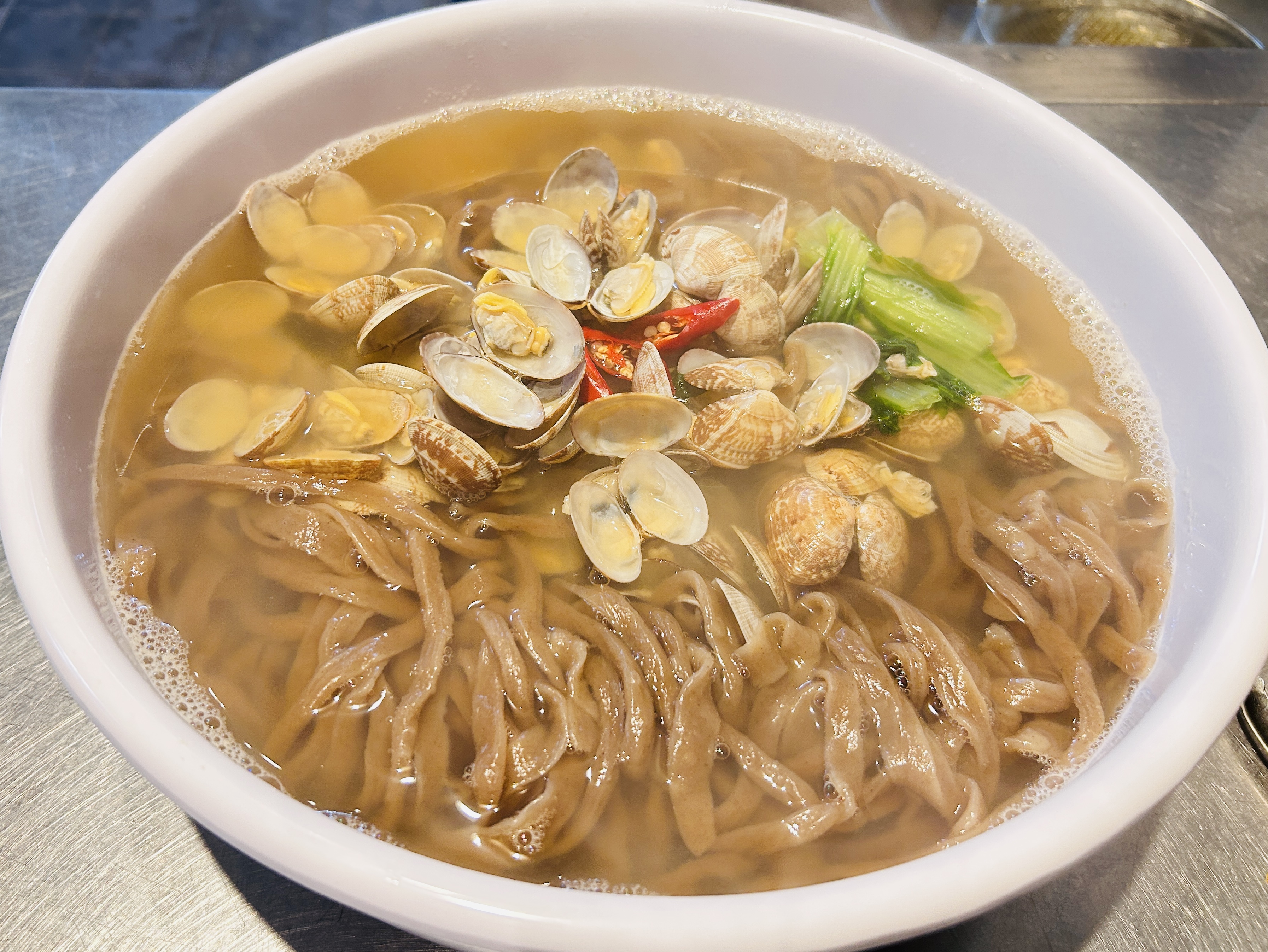 해조칼국수