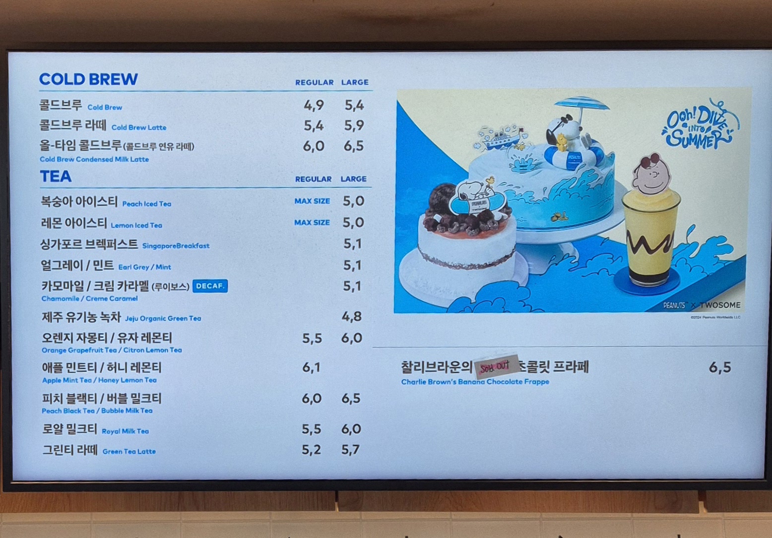 투썸플레이스 태백중앙로점 반려동물 동반 애견카페