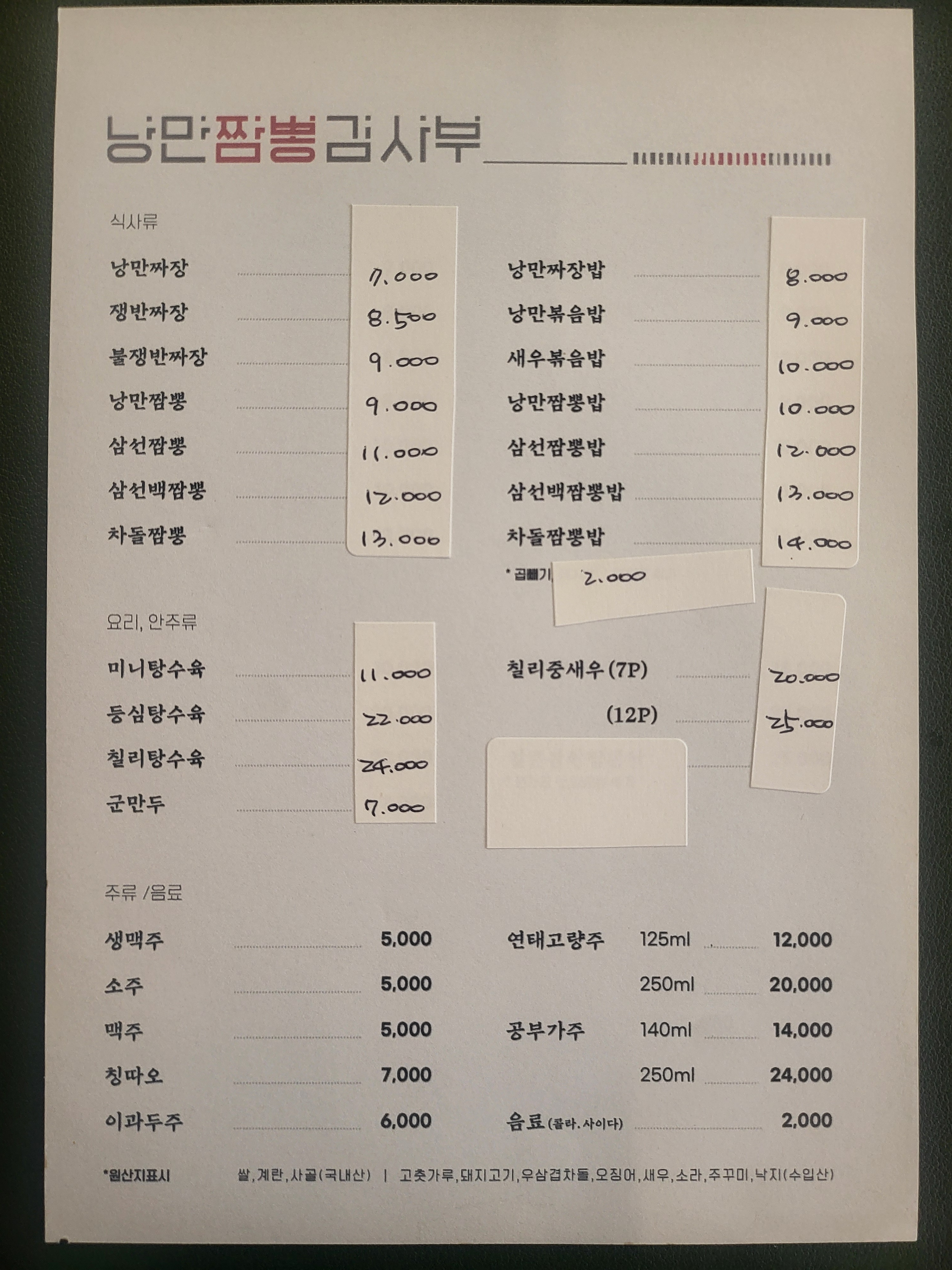 낭만짬뽕김사부