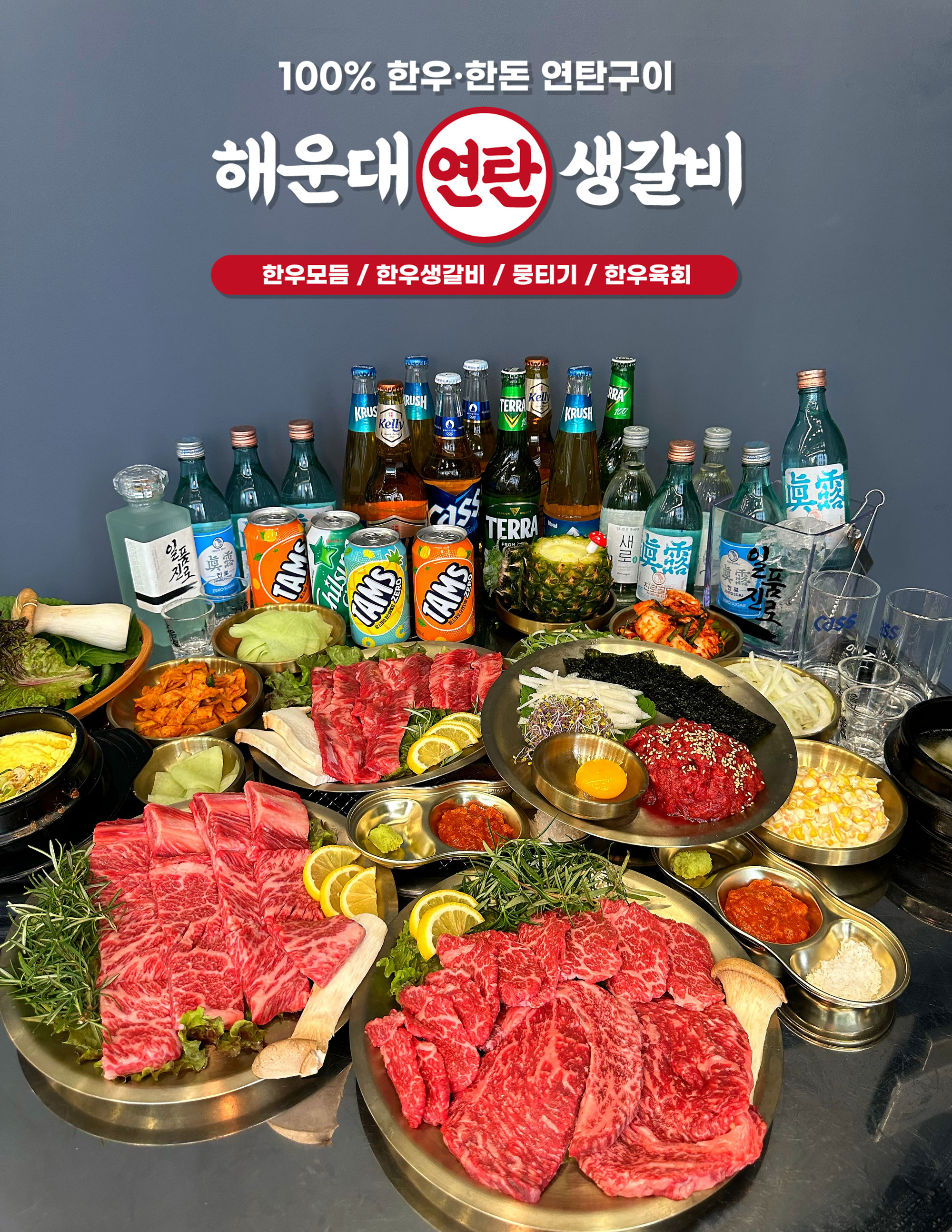 한우 해운대연탄생갈비 세종소담점