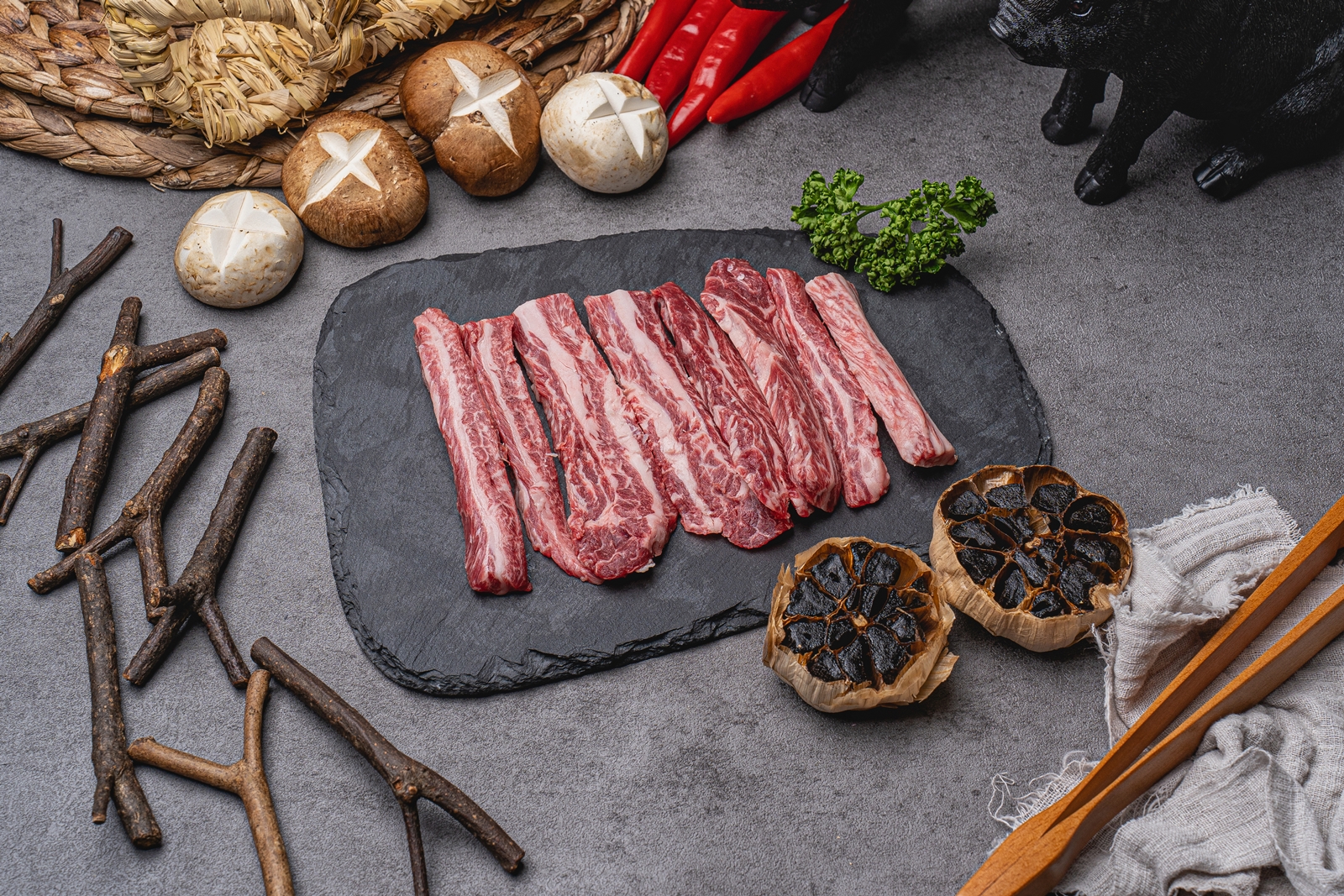 한우1+,1++] 갈비살 100G