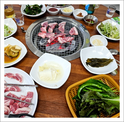원통숯불뒷고기