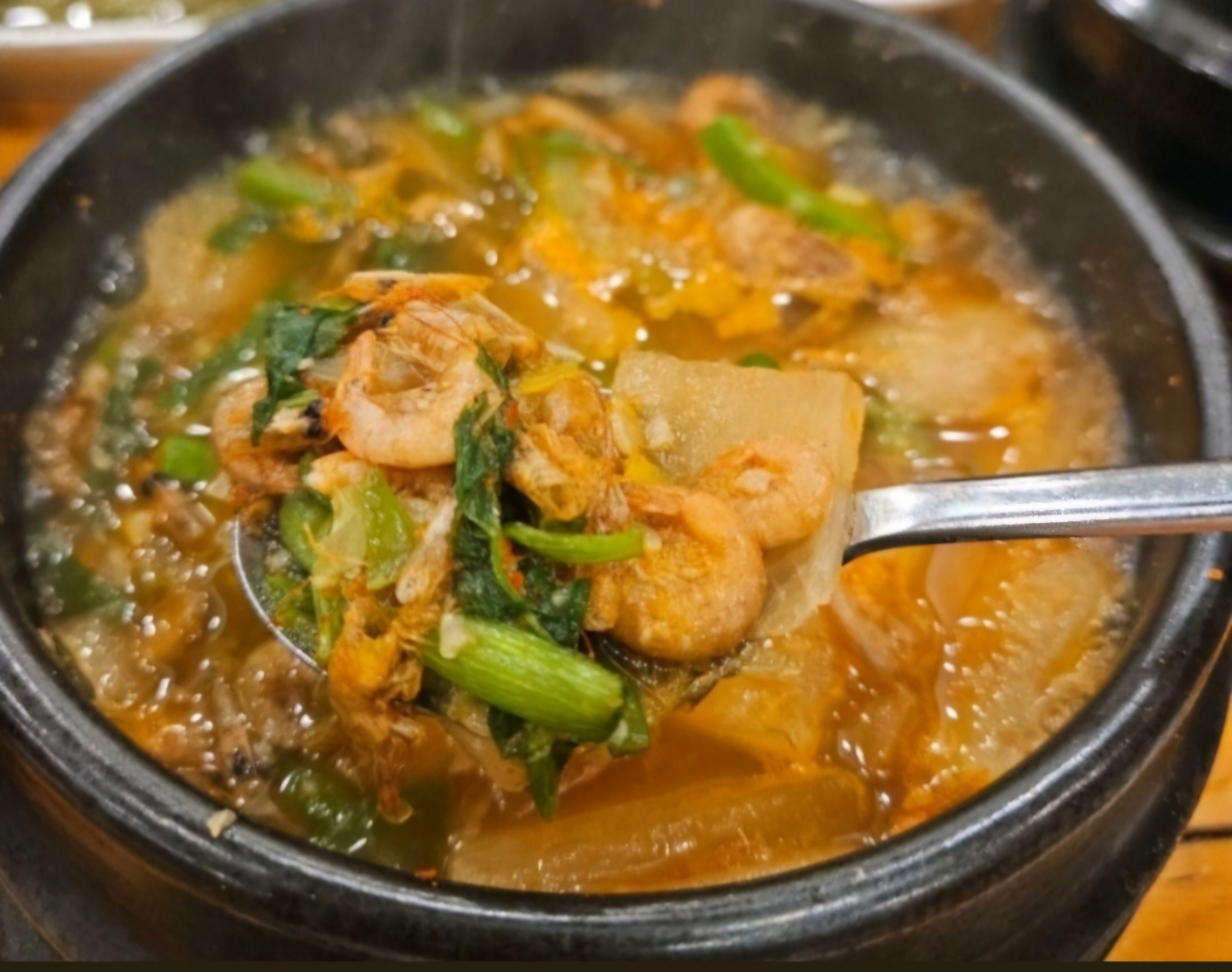 얼큰민물새우탕