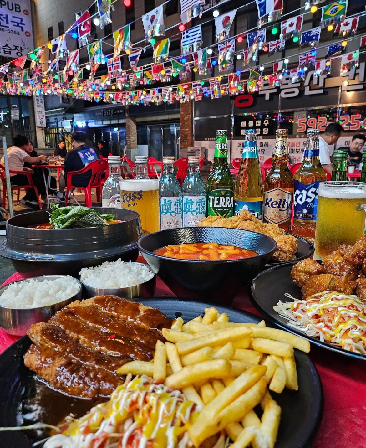 썸타는치킨찜닭 호산본점