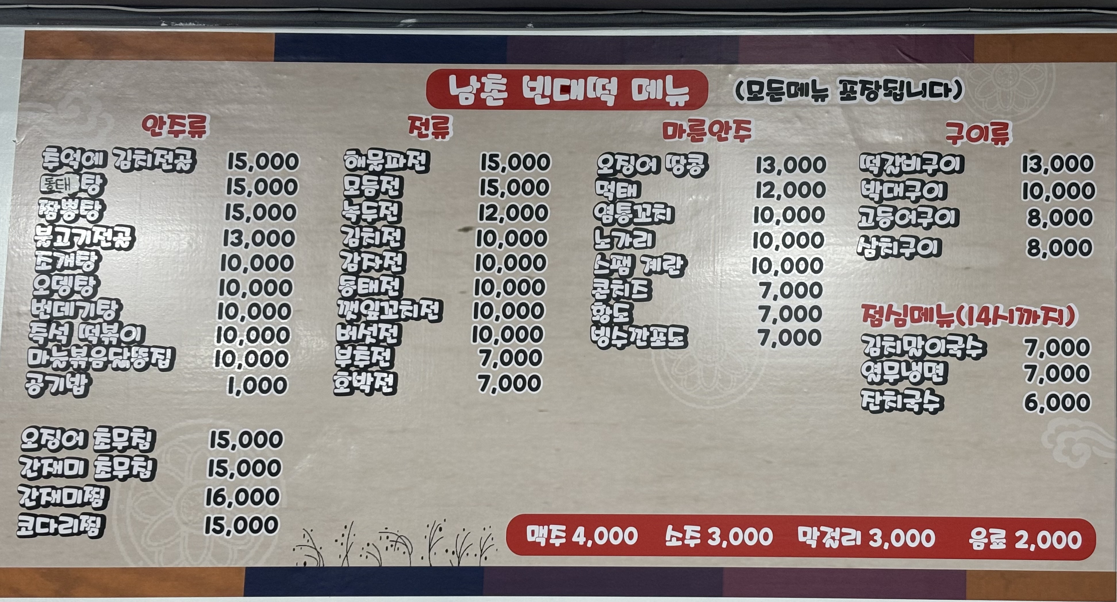 남촌빈대떡