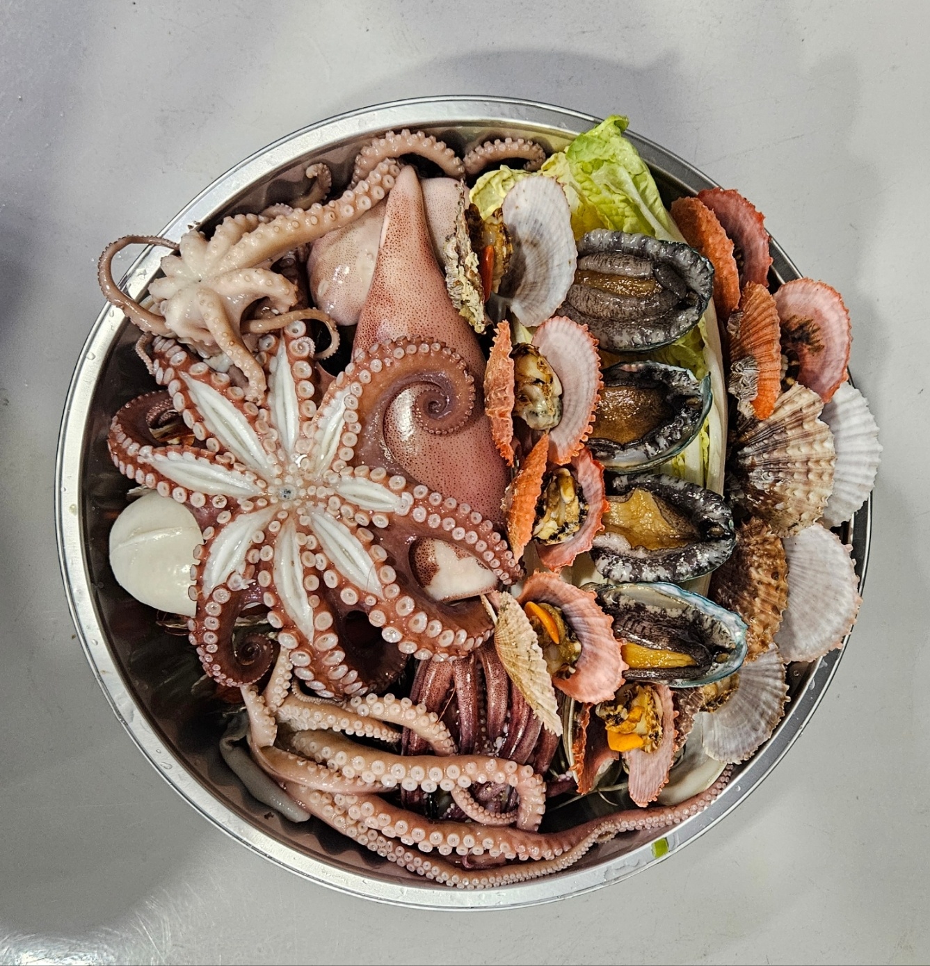 조개와칼국수