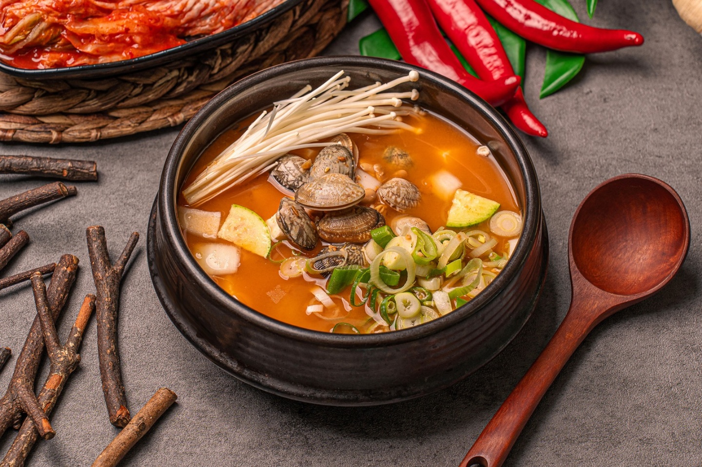 바지락 된장찌개
