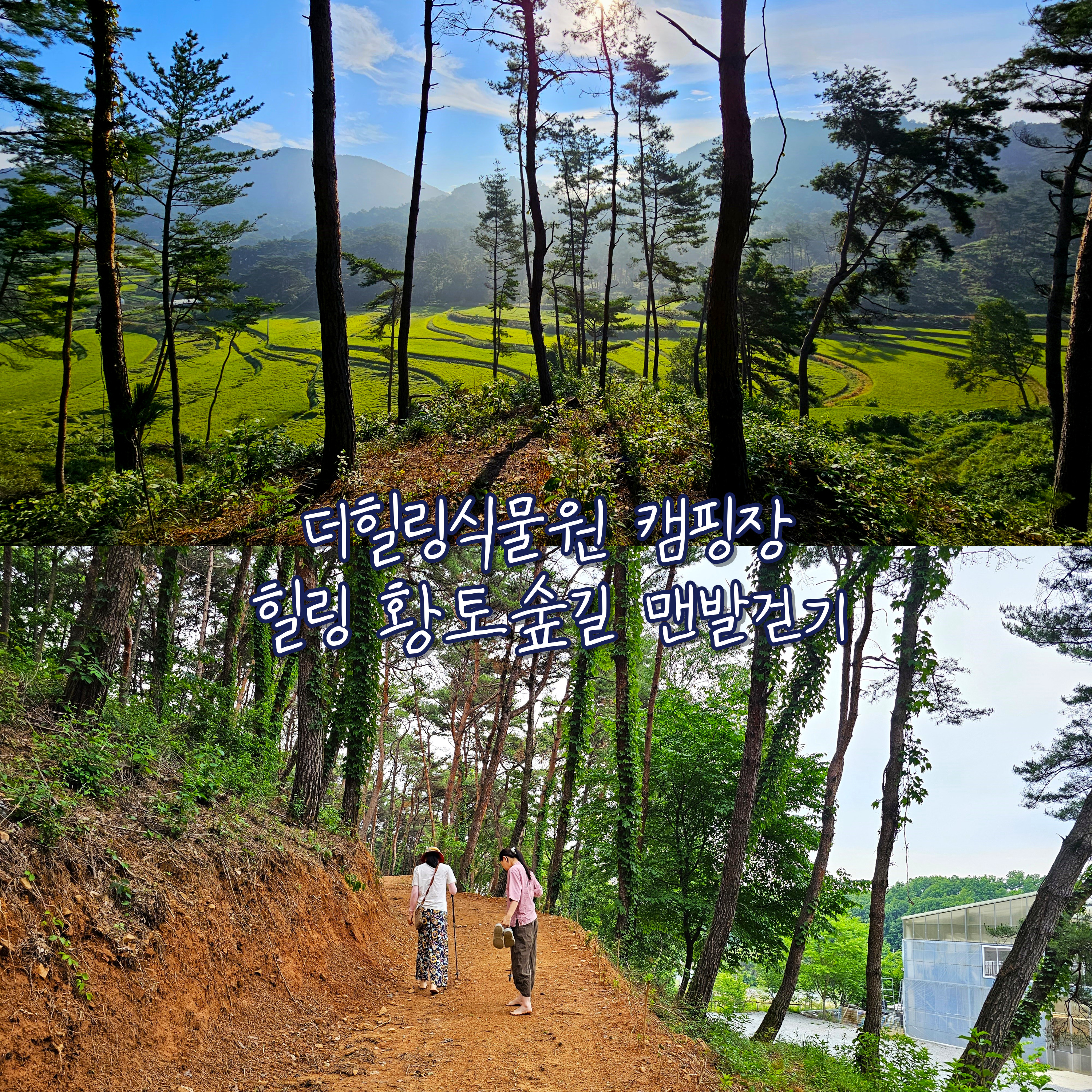 더힐링식물원 야영장