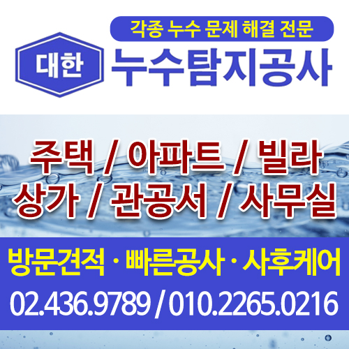 대한누수탐지공사