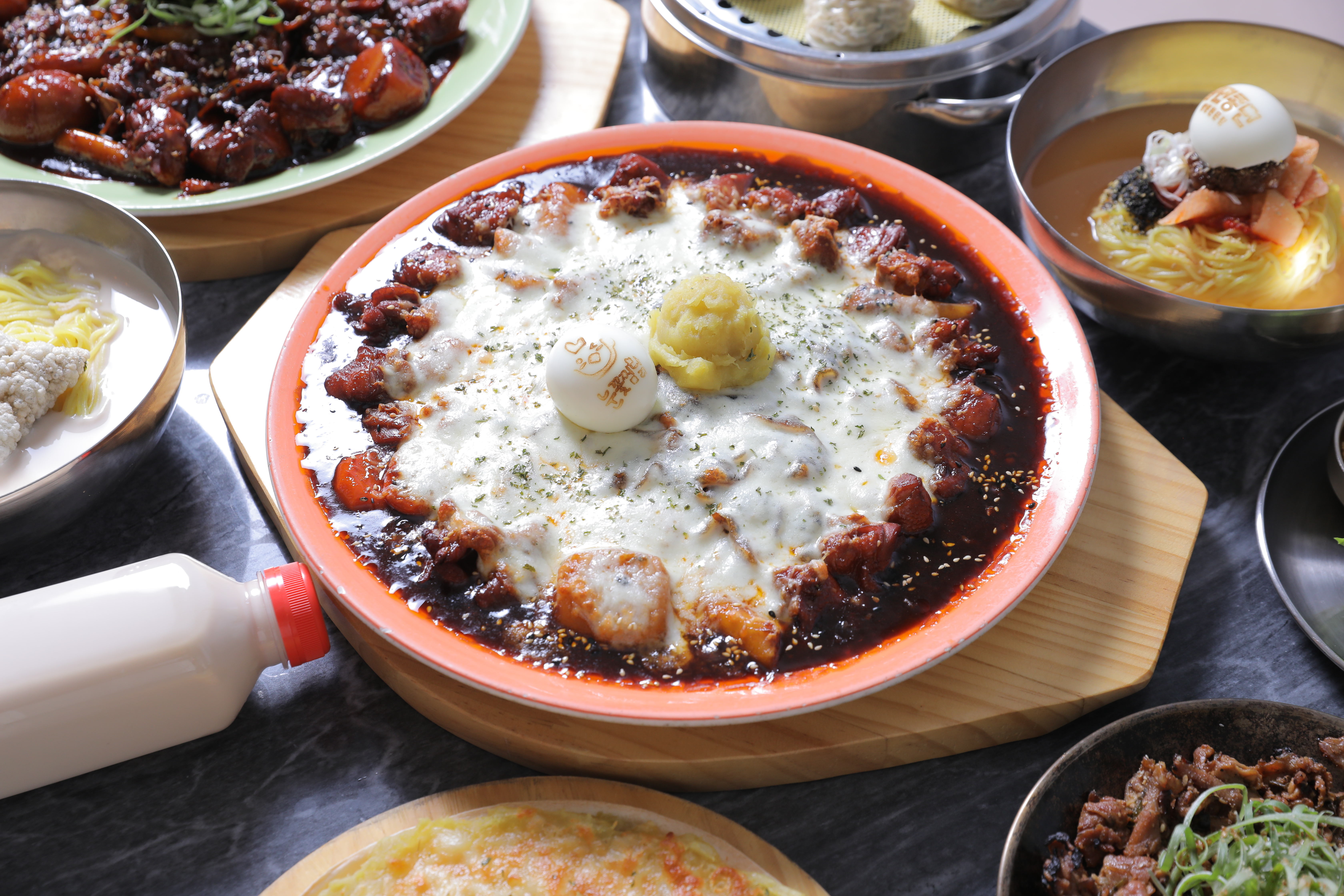 눈꽃찜닭X밀면콩면