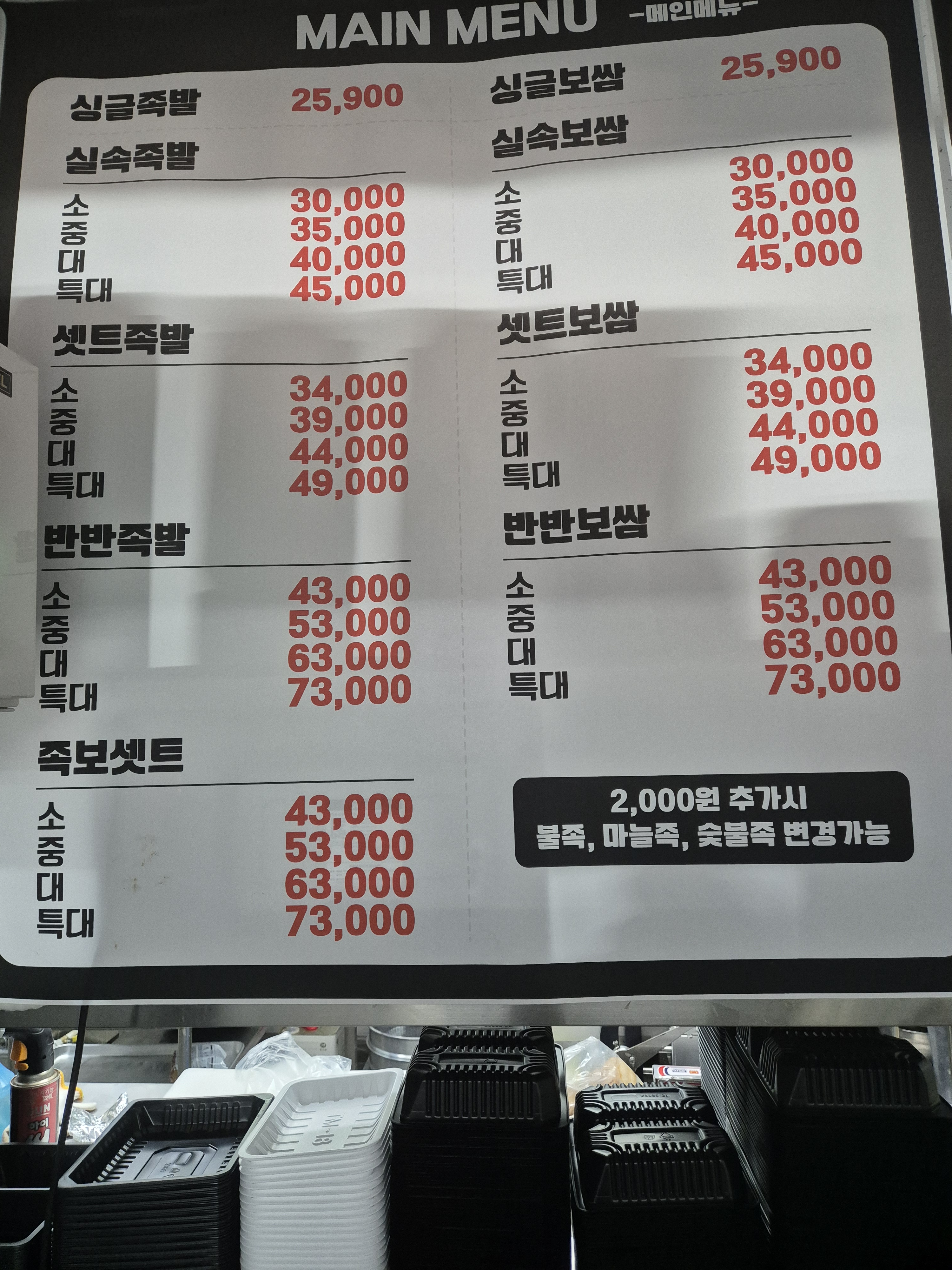고릴라족발 안산본점
