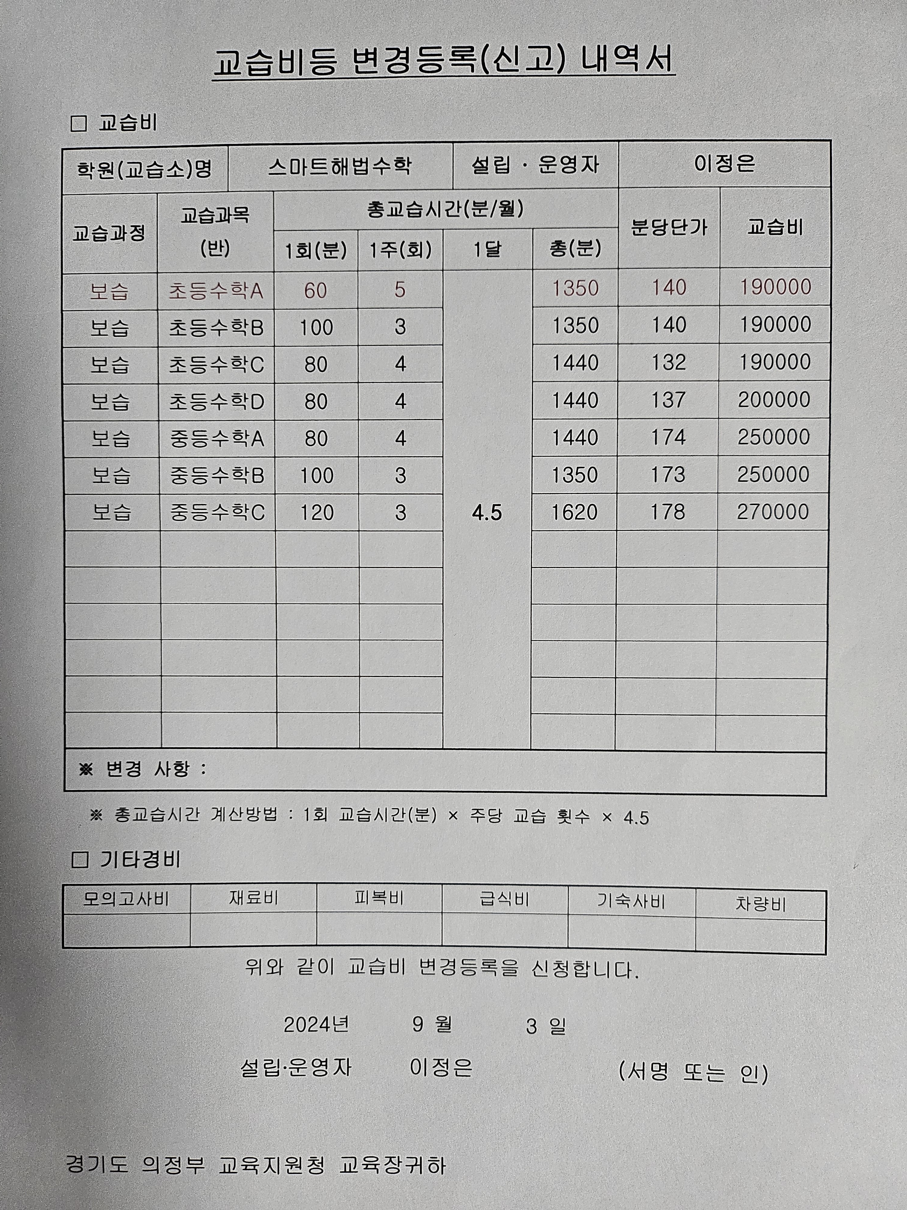 스마트해법수학교습소 고산초점