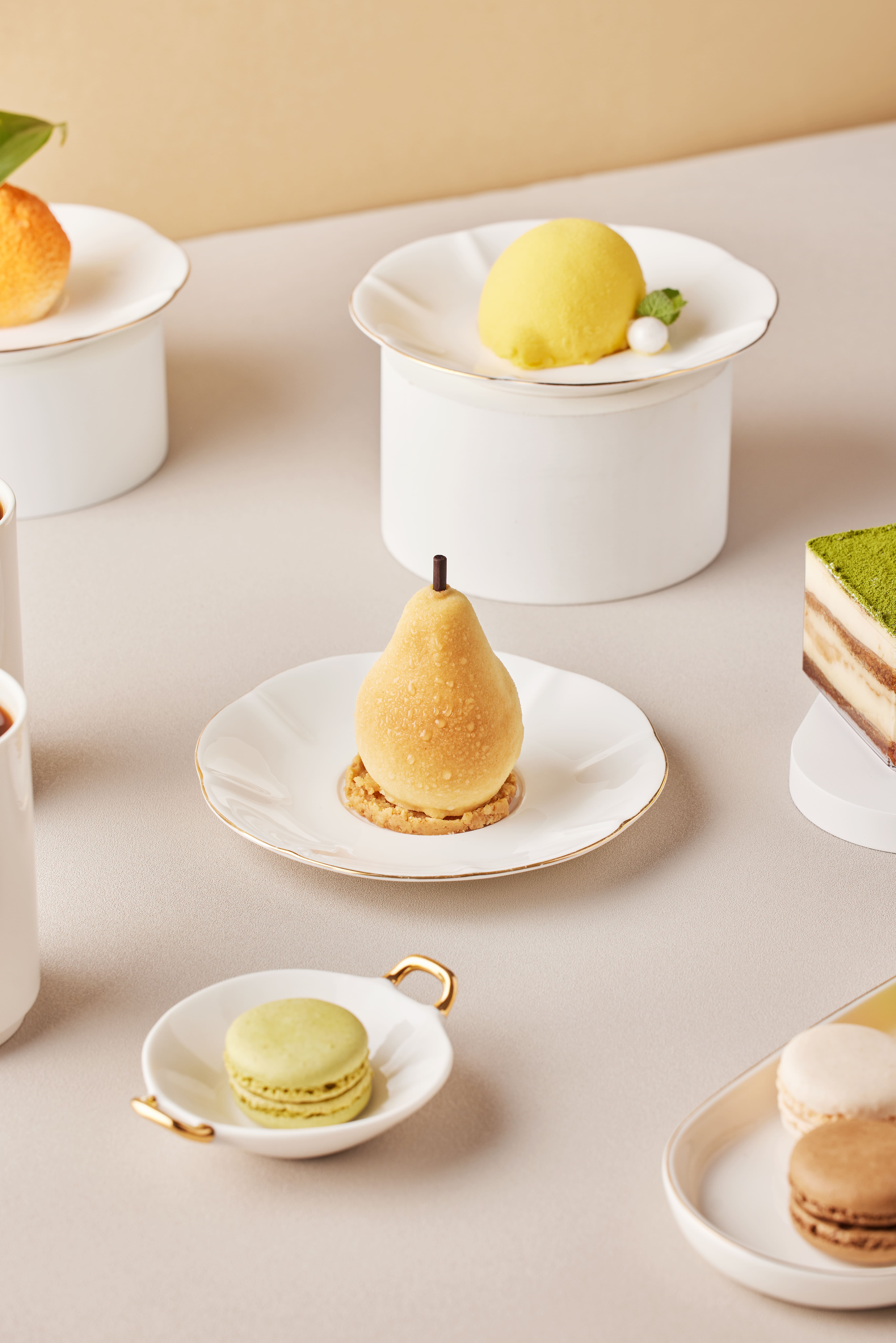 오크우드 프리미어 인천 파노라믹65 카페 내부