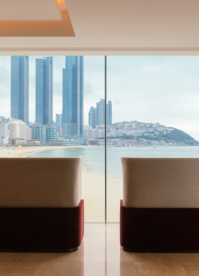 웨스틴 조선 부산 파노라마 라운지 전경