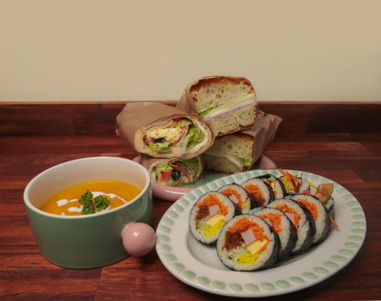 샌드위치와김밥