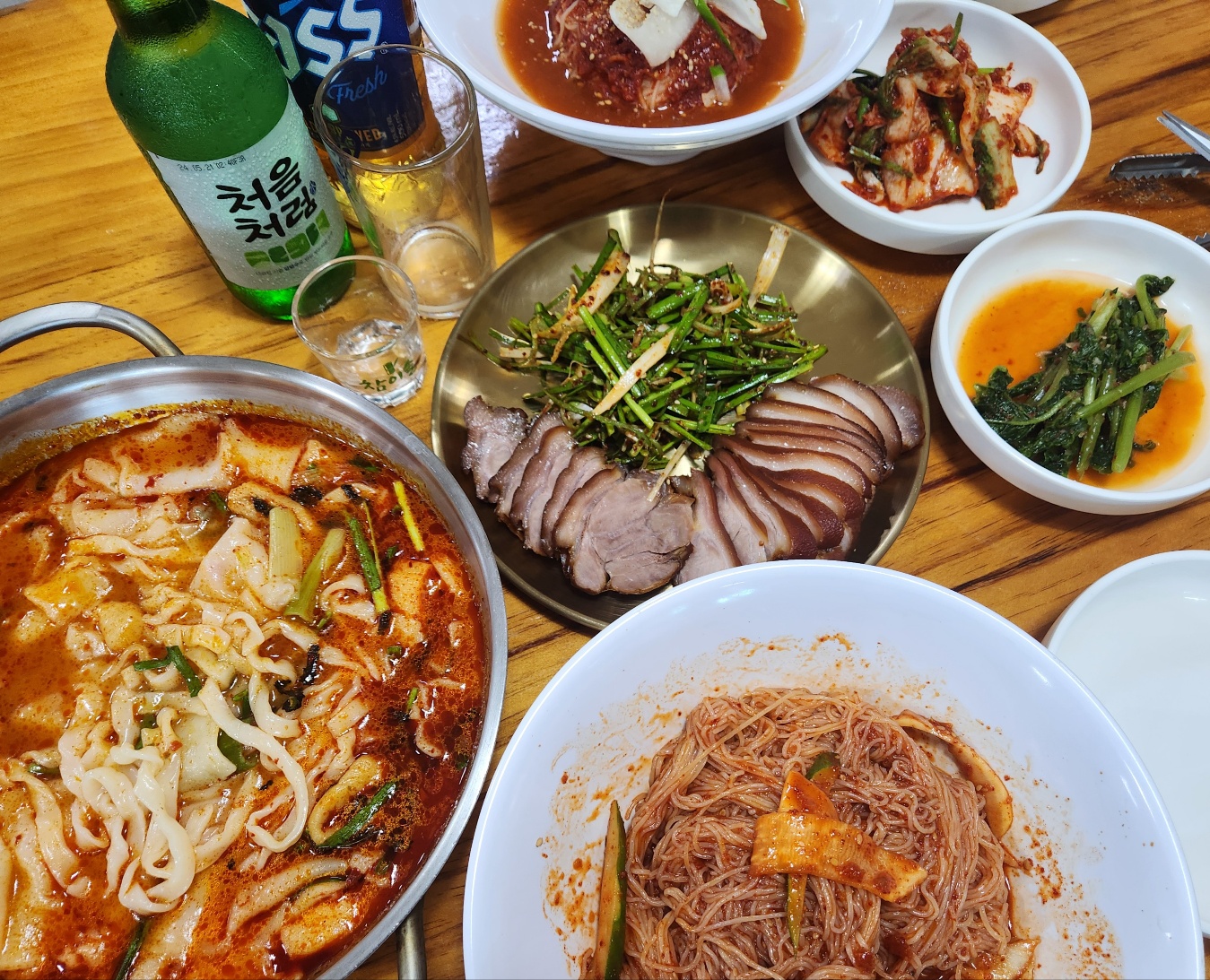 영계막국수백숙칼국수